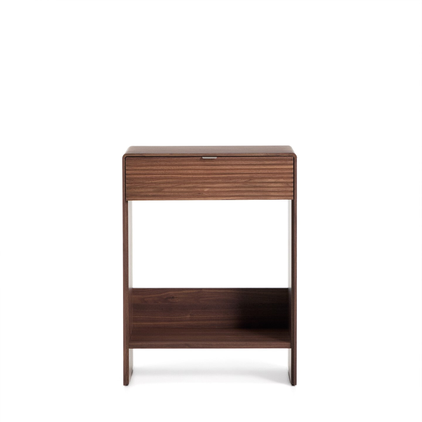 Kave Home Sidetable 'Norlen' Walnootfineer, 60cm