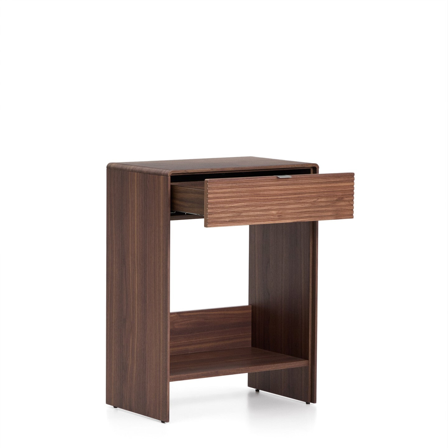 Kave Home Sidetable 'Norlen' Walnootfineer, 60cm