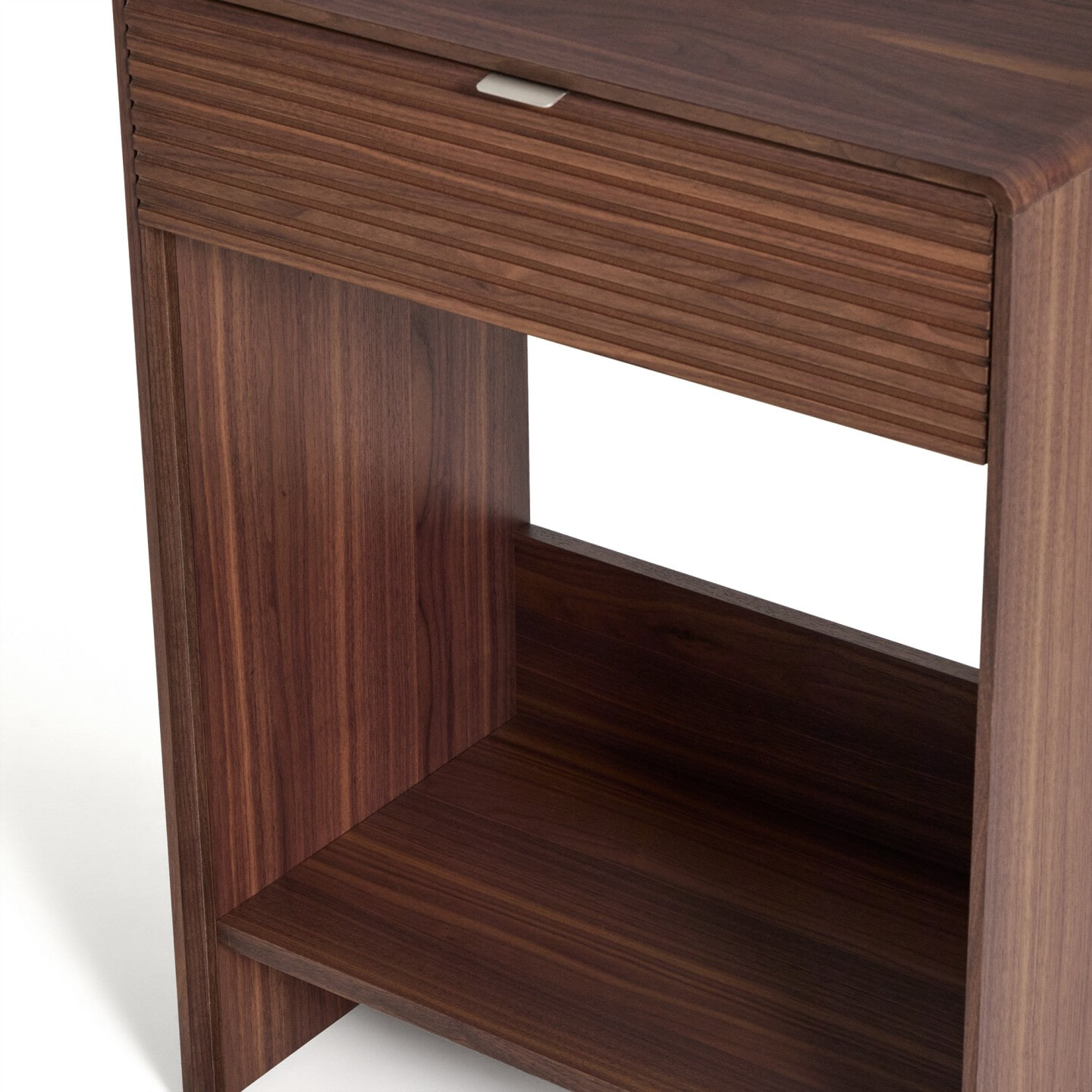 Kave Home Sidetable 'Norlen' Walnootfineer, 60cm