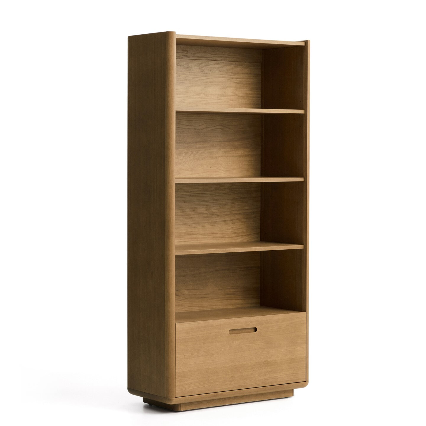 Kave Home Boekenkast 'Arelida' Eiken, 185 x 90cm