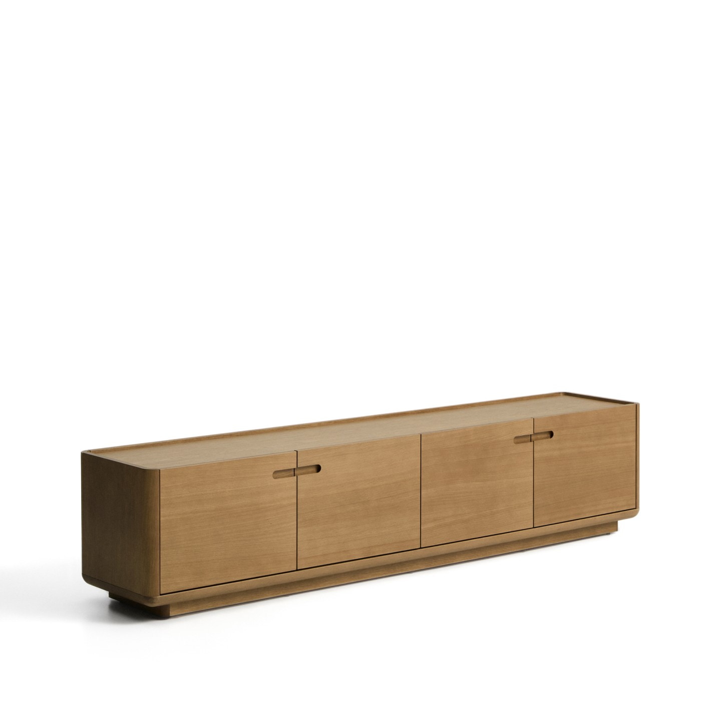 kavehome Kave Home TV-meubel Arelida Eiken, 200cm - Bruin