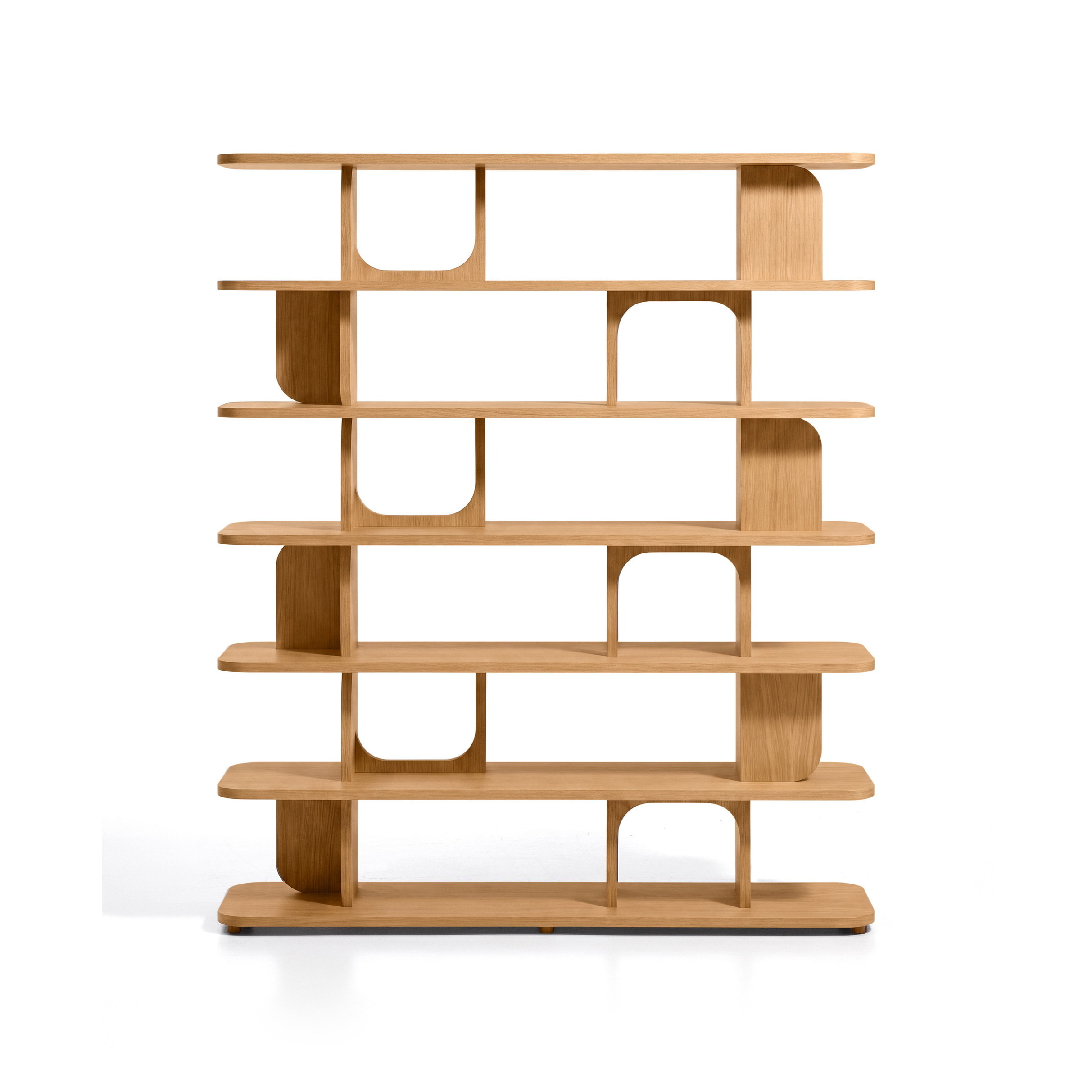 Kave Home Wandkast Aduma Eiken, 187 x 160cm - Naturel