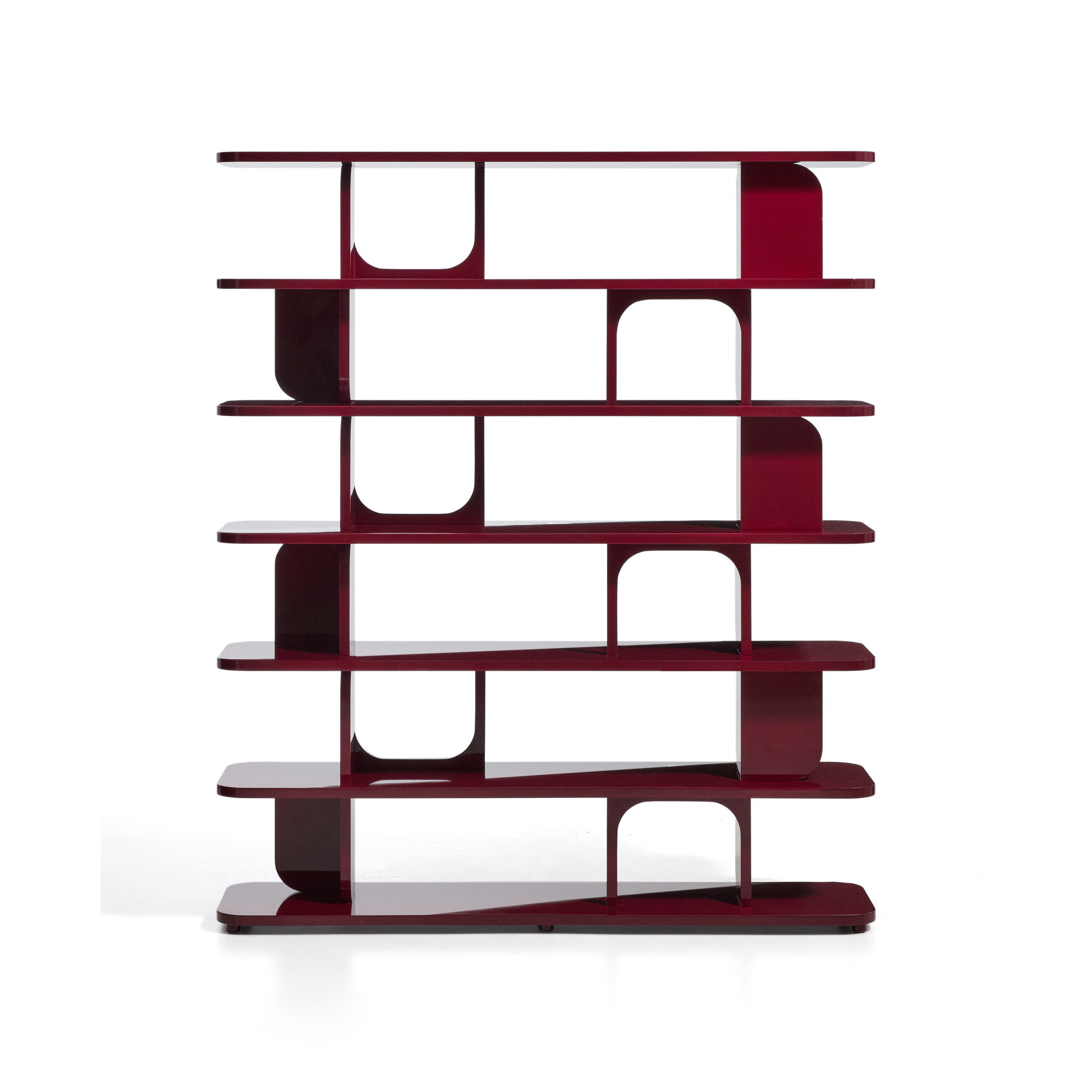 Kave Home Wandkast Aduma MDF, 187 x 160cm - Granaatrood