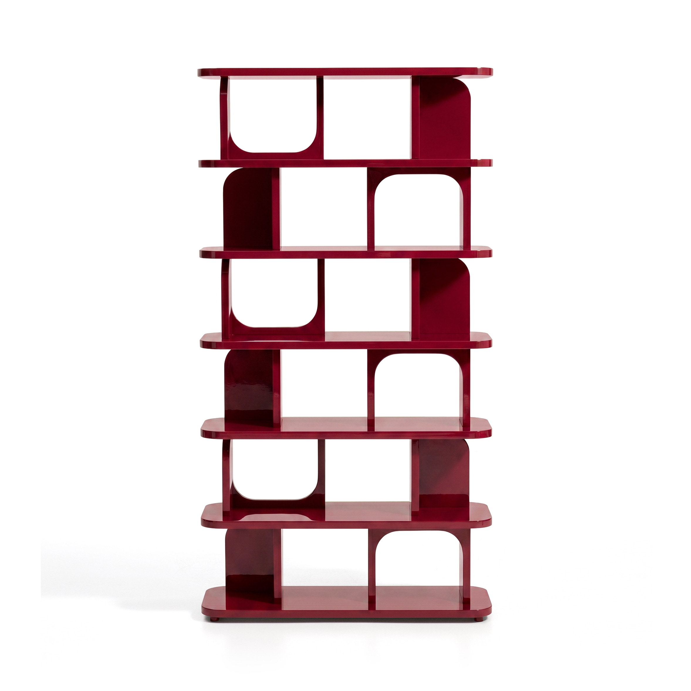 Kave Home Wandkast Aduma MDF, 187 x 100cm - Granaatrood