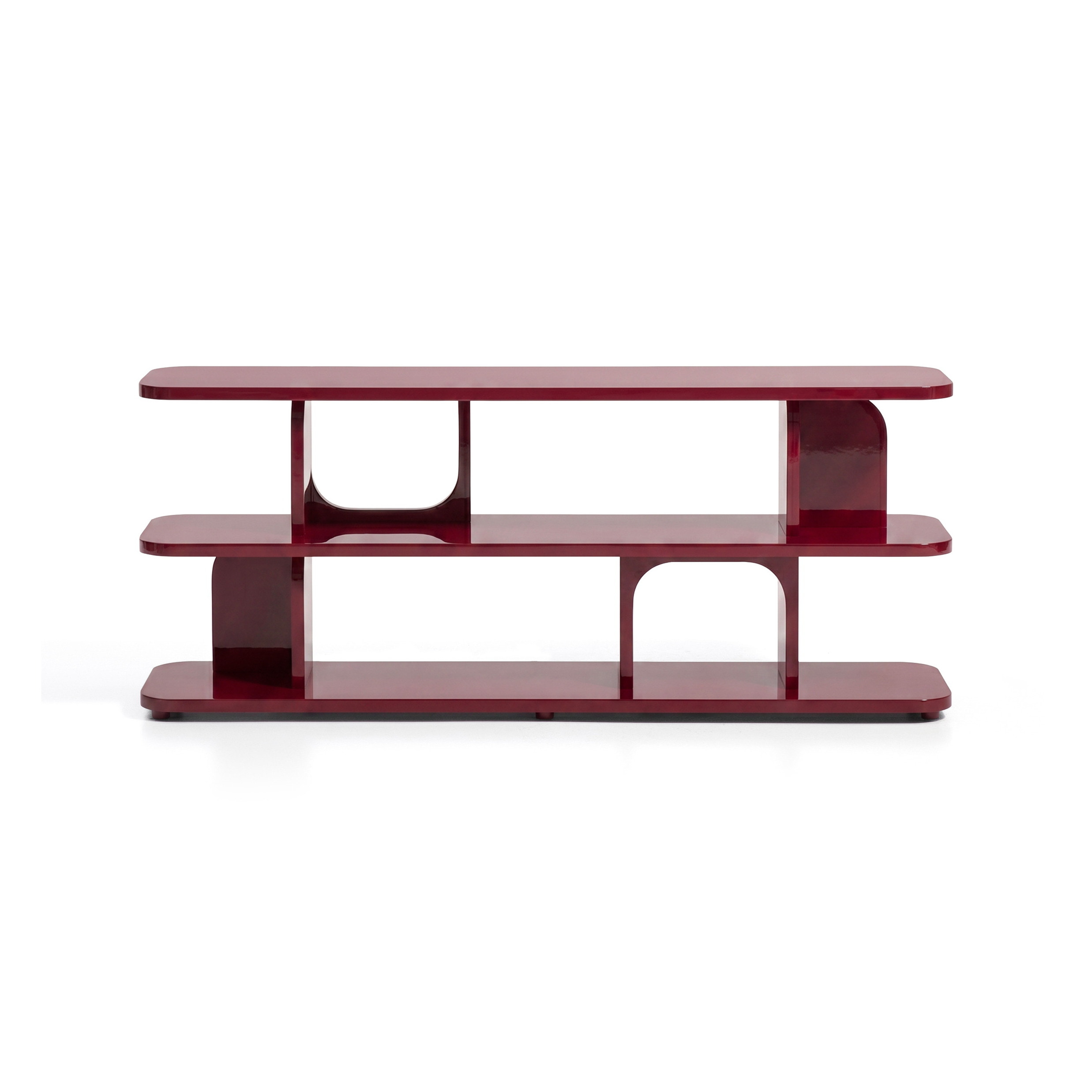 Kave Home Dressoir Aduma MDF, 160 x 65cm - Granaatrood