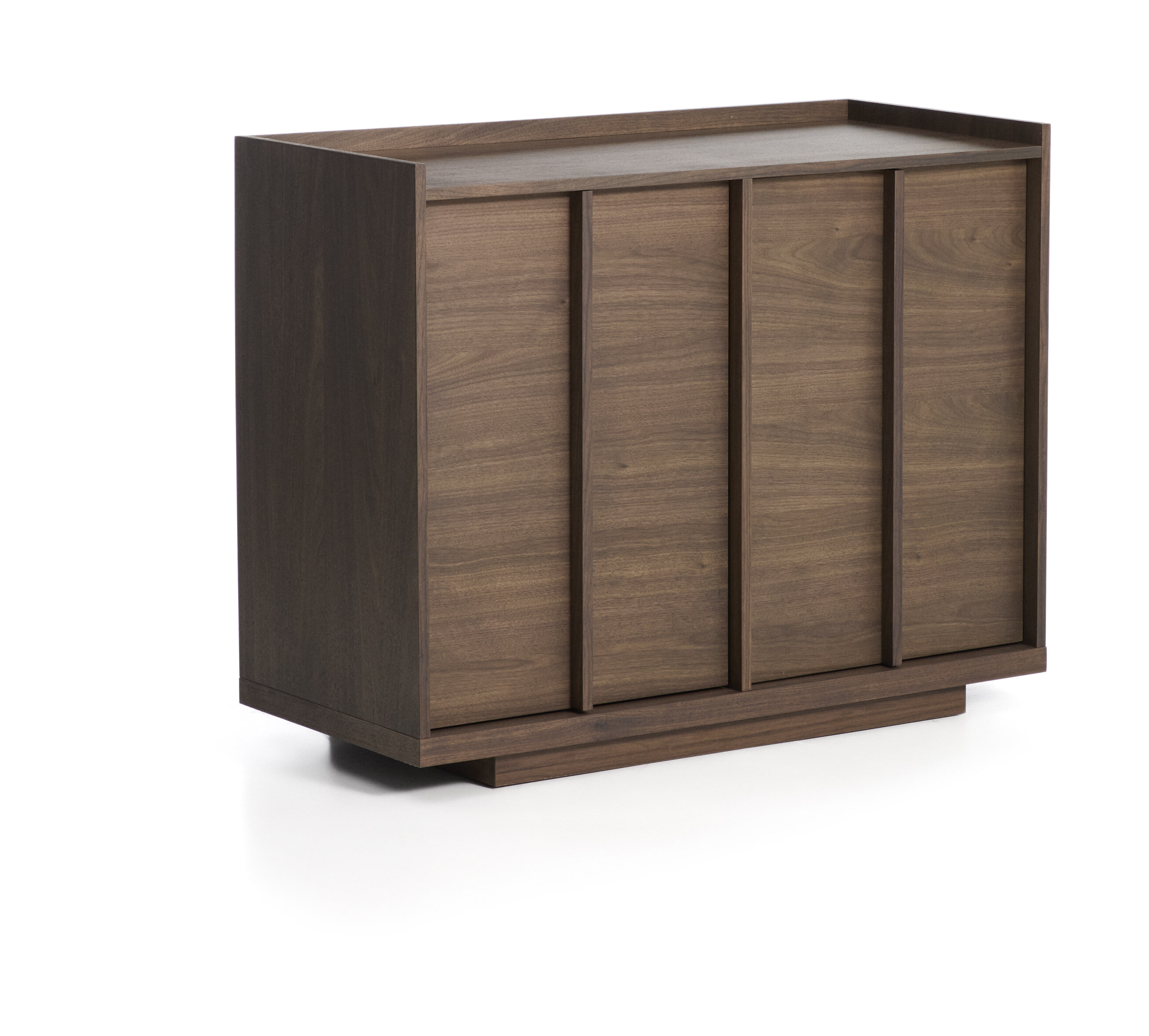 Kave Home Dressoir Onix Walnoot, 100cm - Donkerbruin