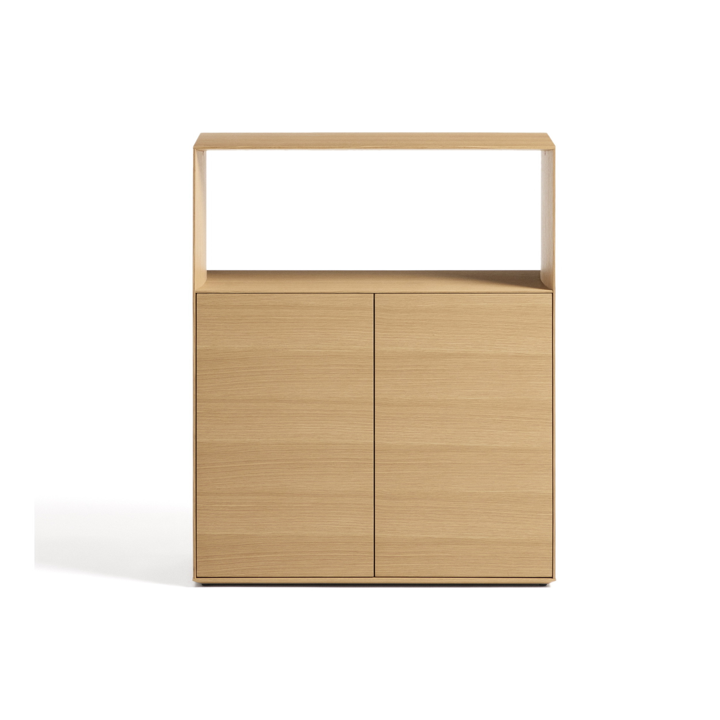Kave Home Opbergkast Visala Eiken, 106 x 90cm - Naturel Eiken