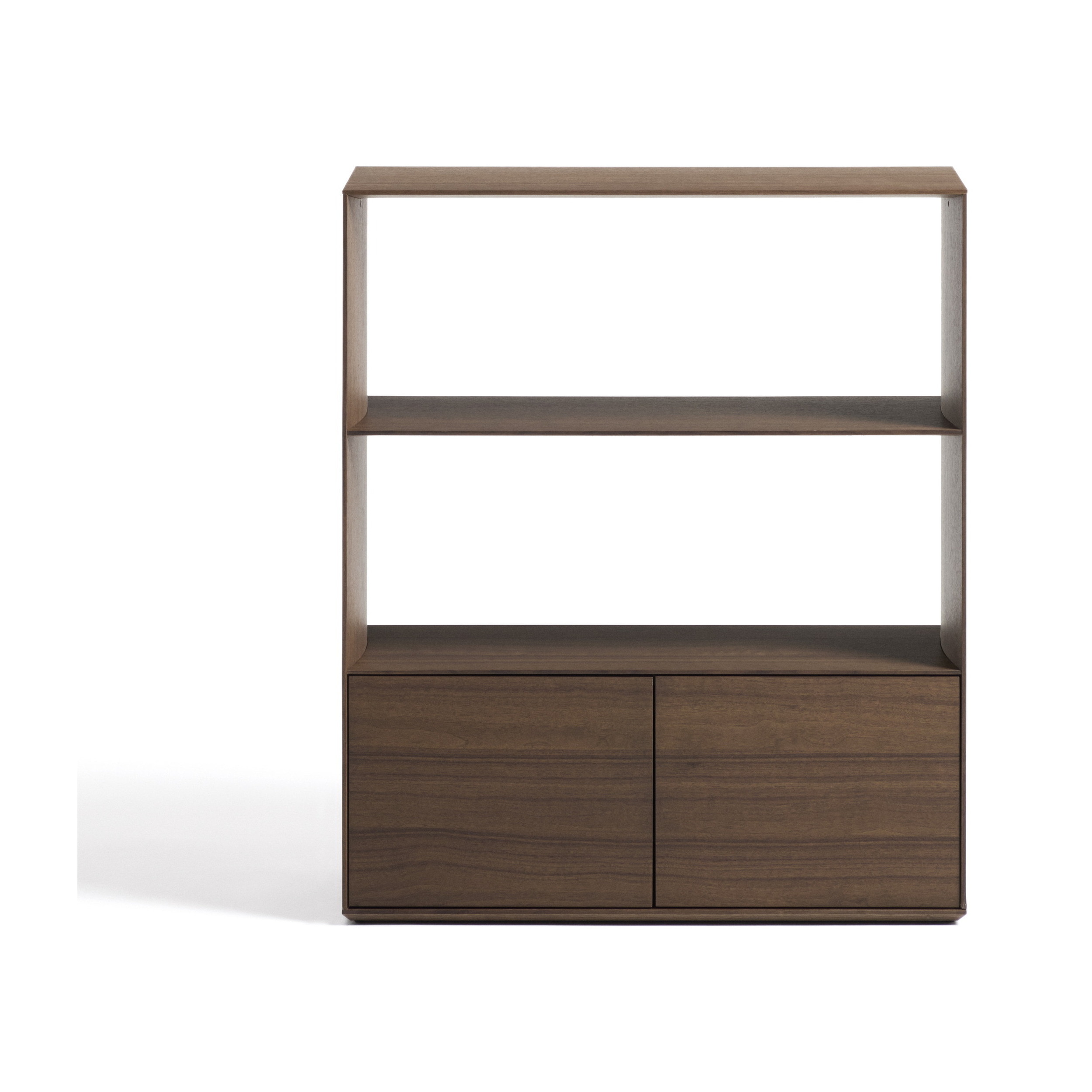Kave Home Opbergkast Visala Walnoot, 105 x 60cm - Donkerbruin