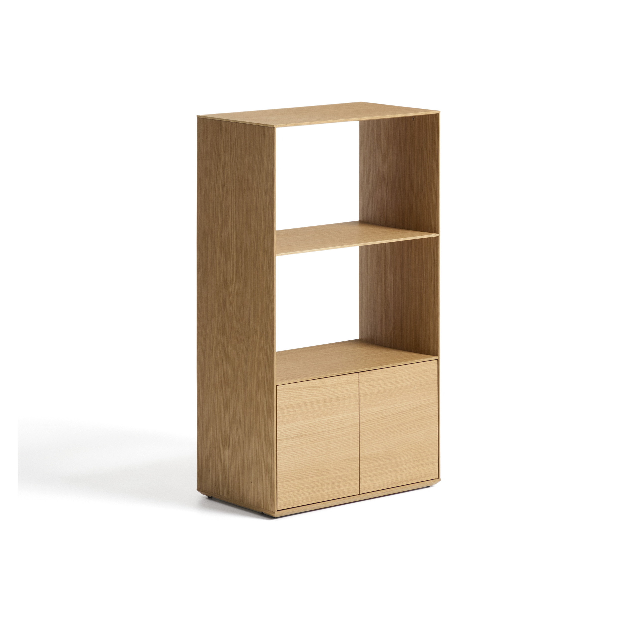 Kave Home Opbergkast Visala Eiken, 106 x 60cm - Naturel Eiken
