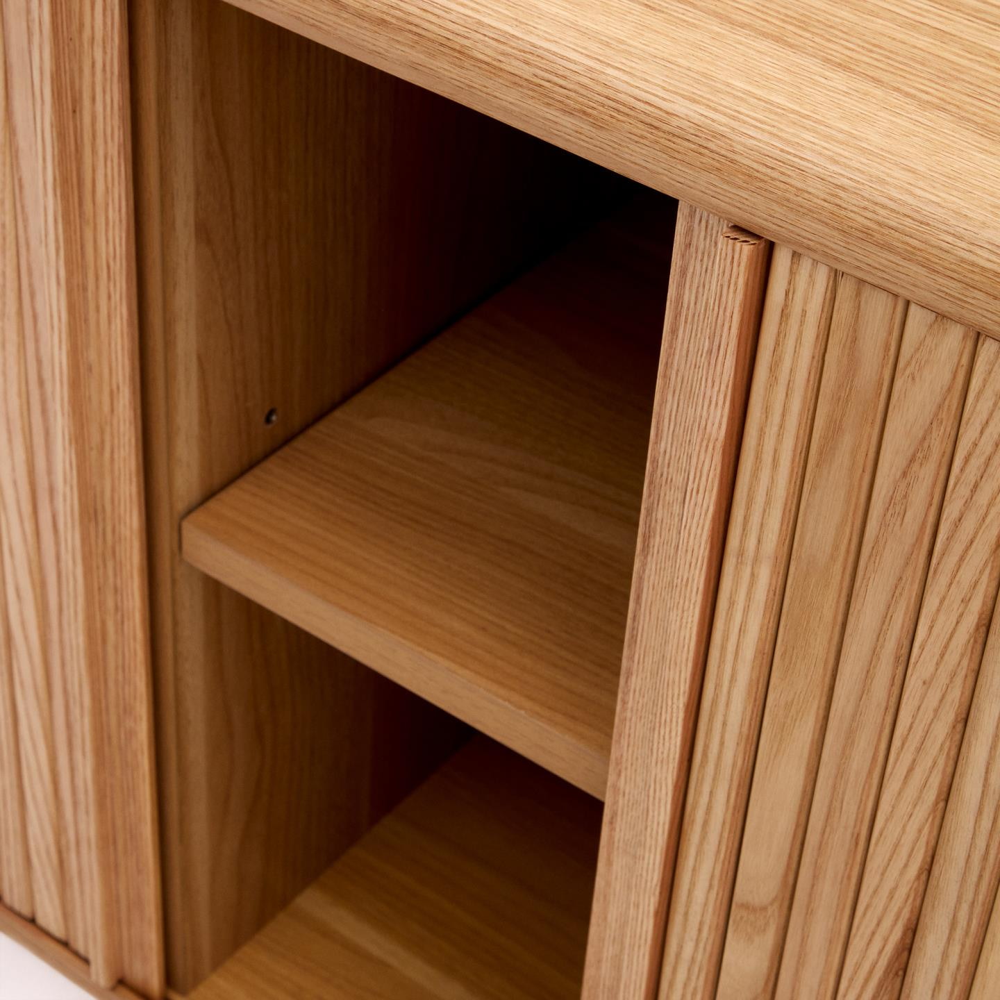 Kave Home Dressoir 'Mailen' Essenhout, 180cm, kleur Naturel