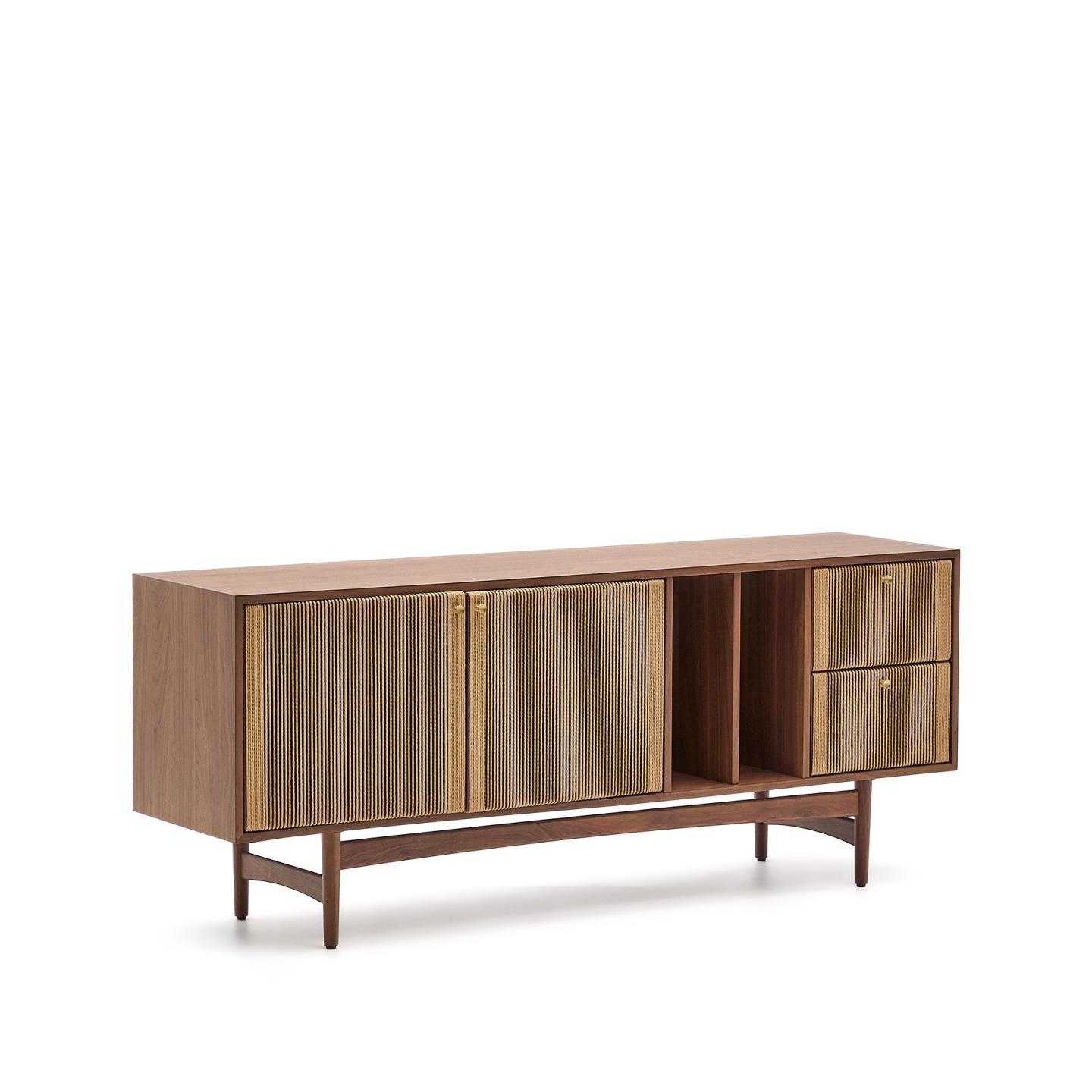 Kave Home Dressoir 'Elan' Notenhout, 180cm