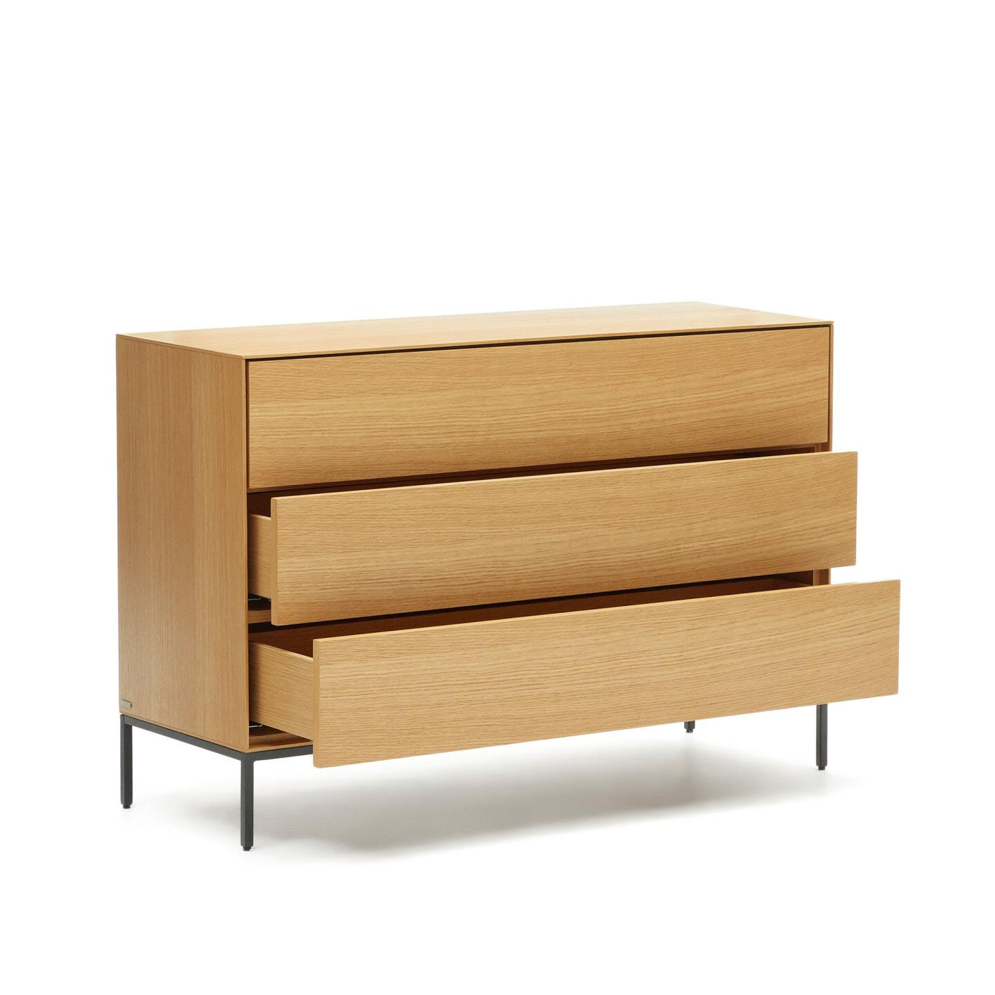 Kave Home Ladekast 'Vedrana' Eiken, 75 x 110cm