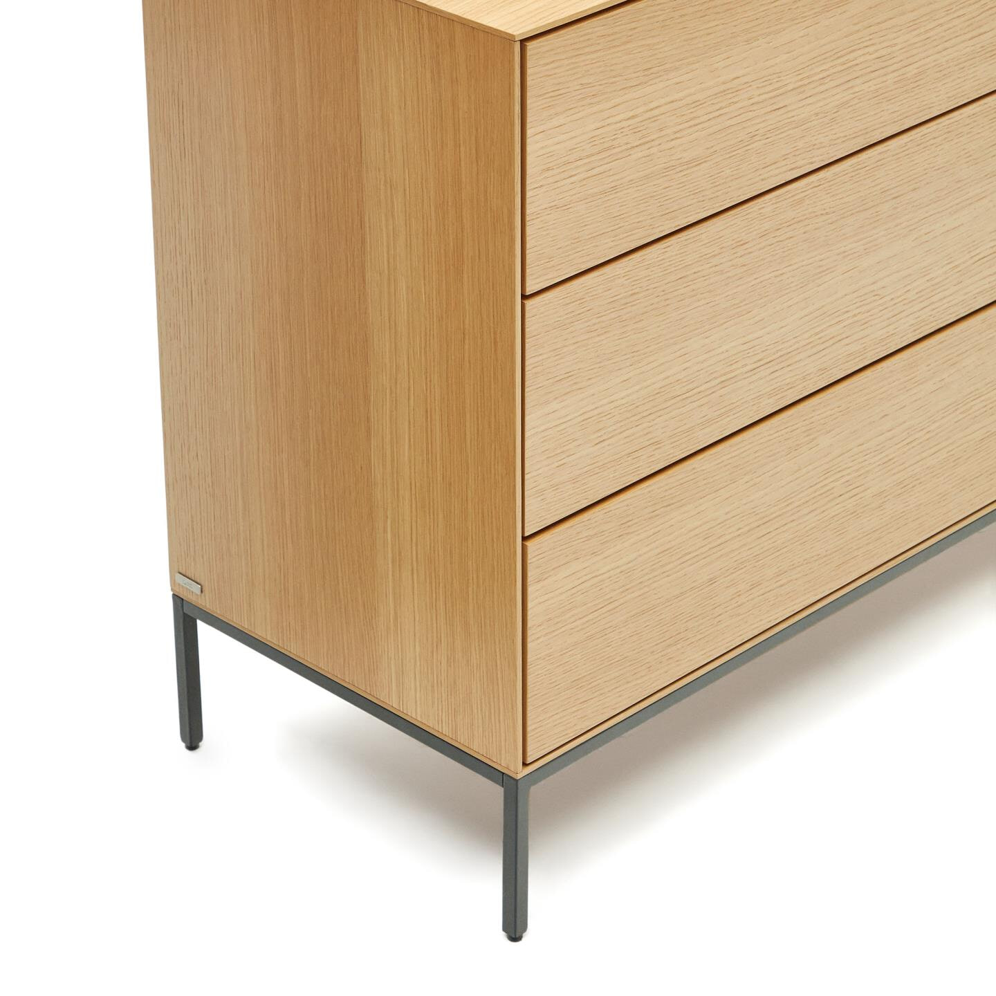 Kave Home Ladekast 'Vedrana' Eiken, 75 x 110cm