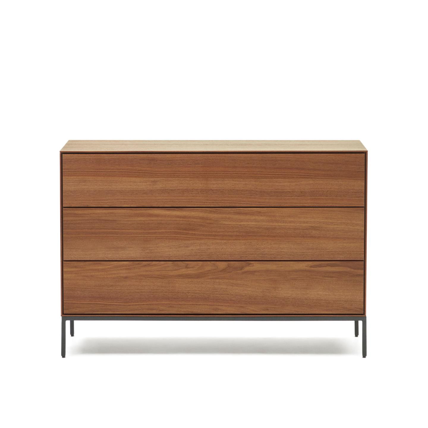 Kave Home Ladekast 'Vedrana' Walnoot, 75 x 110cm
