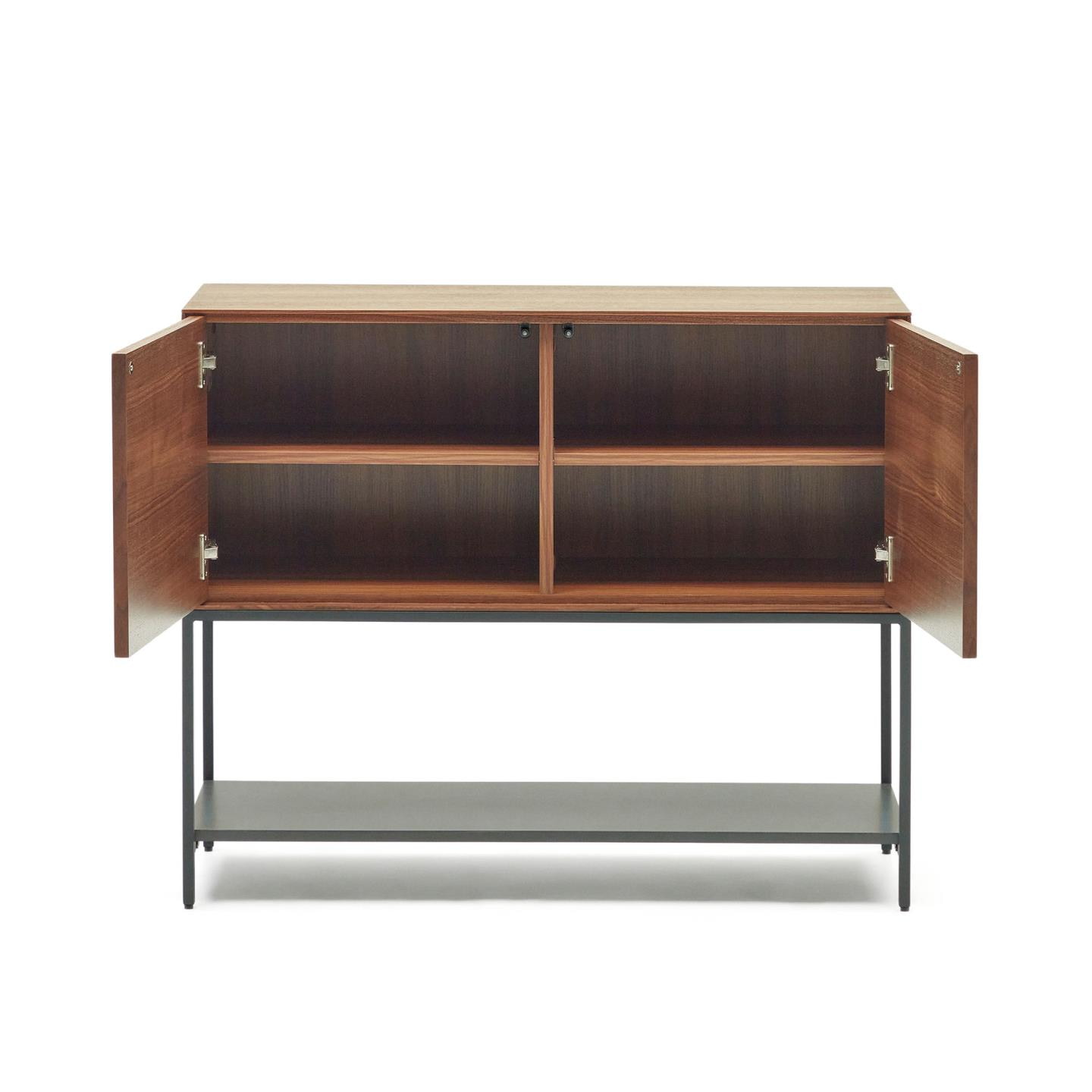 Kave Home Dressoir 'Vedrana' Walnoot, 98cm