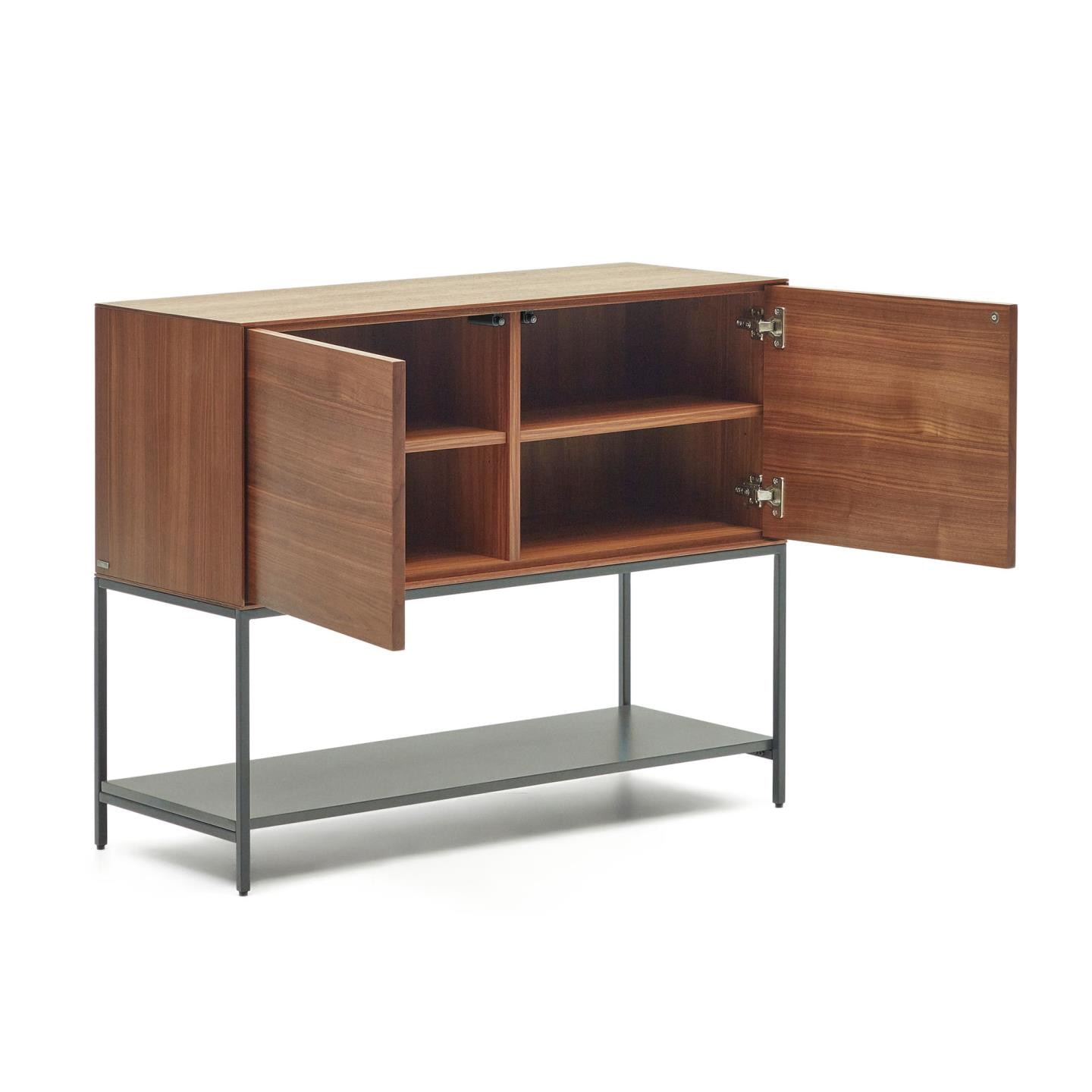 Kave Home Dressoir 'Vedrana' Walnoot, 98cm