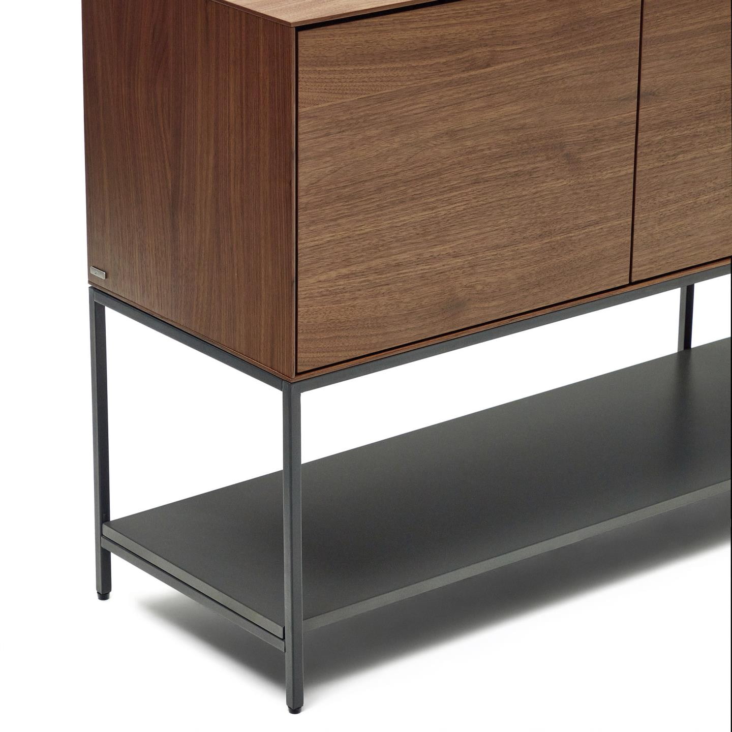 Kave Home Dressoir 'Vedrana' Walnoot, 98cm
