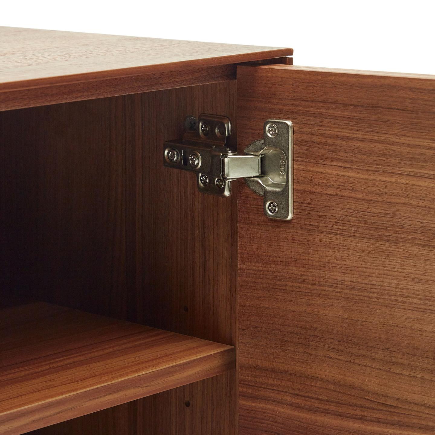 Kave Home Dressoir 'Vedrana' Walnoot, 98cm