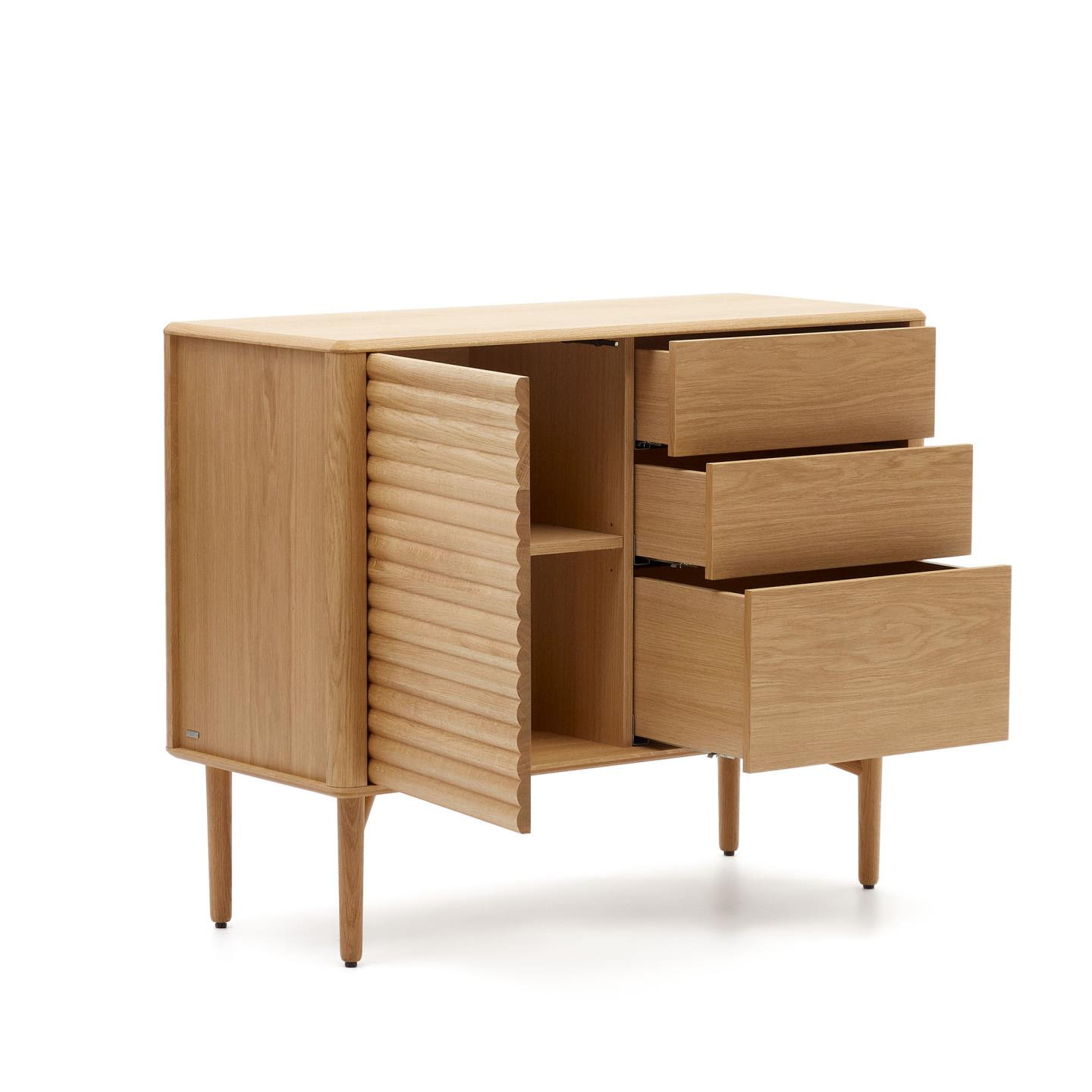Kave Home Dressoir 'Lenon' Eikenhout, 105cm