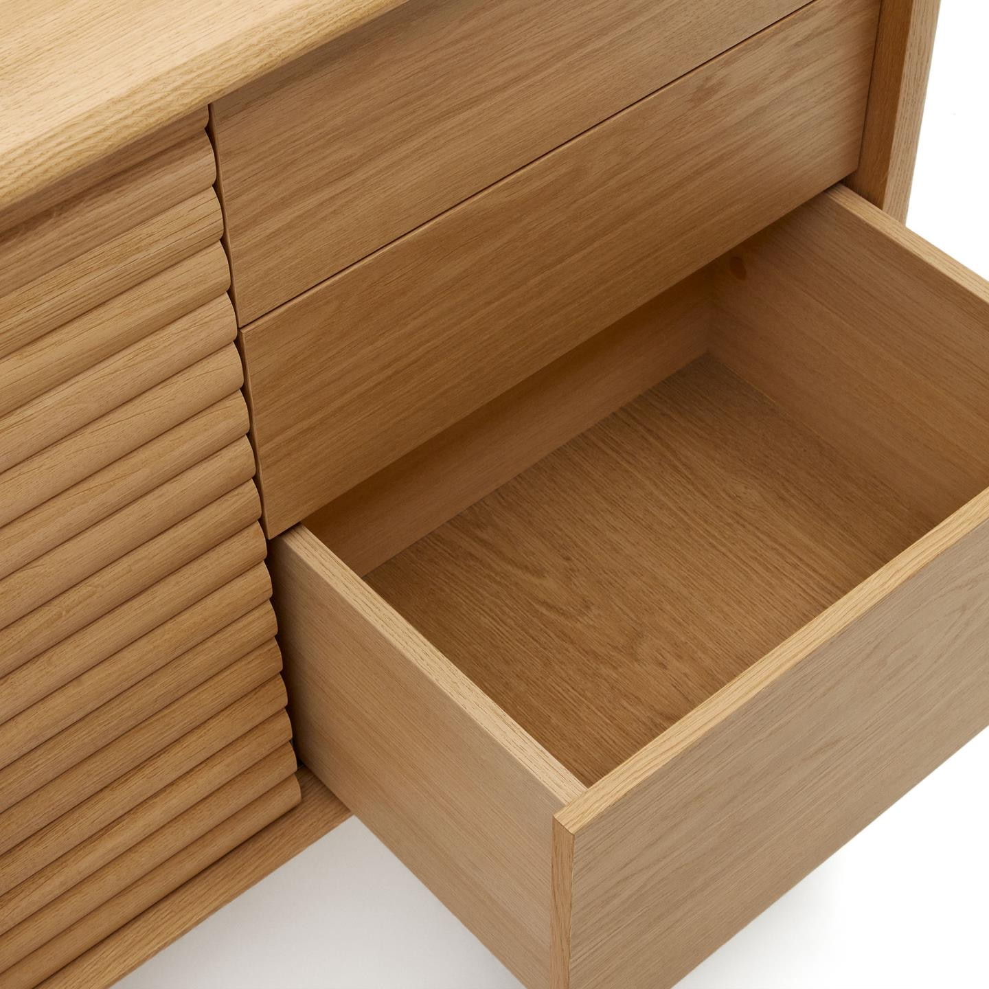 Kave Home Dressoir 'Lenon' Eikenhout, 105cm