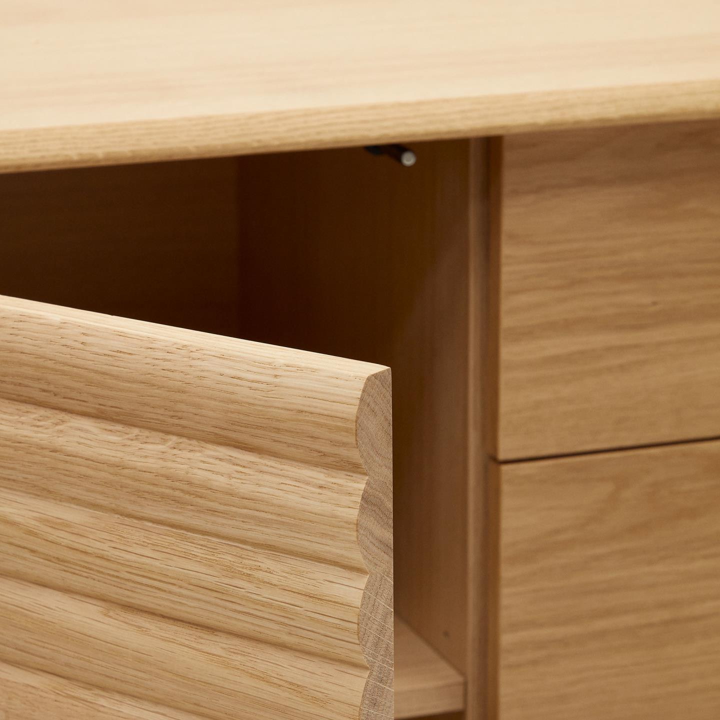 Kave Home Dressoir 'Lenon' Eikenhout, 105cm