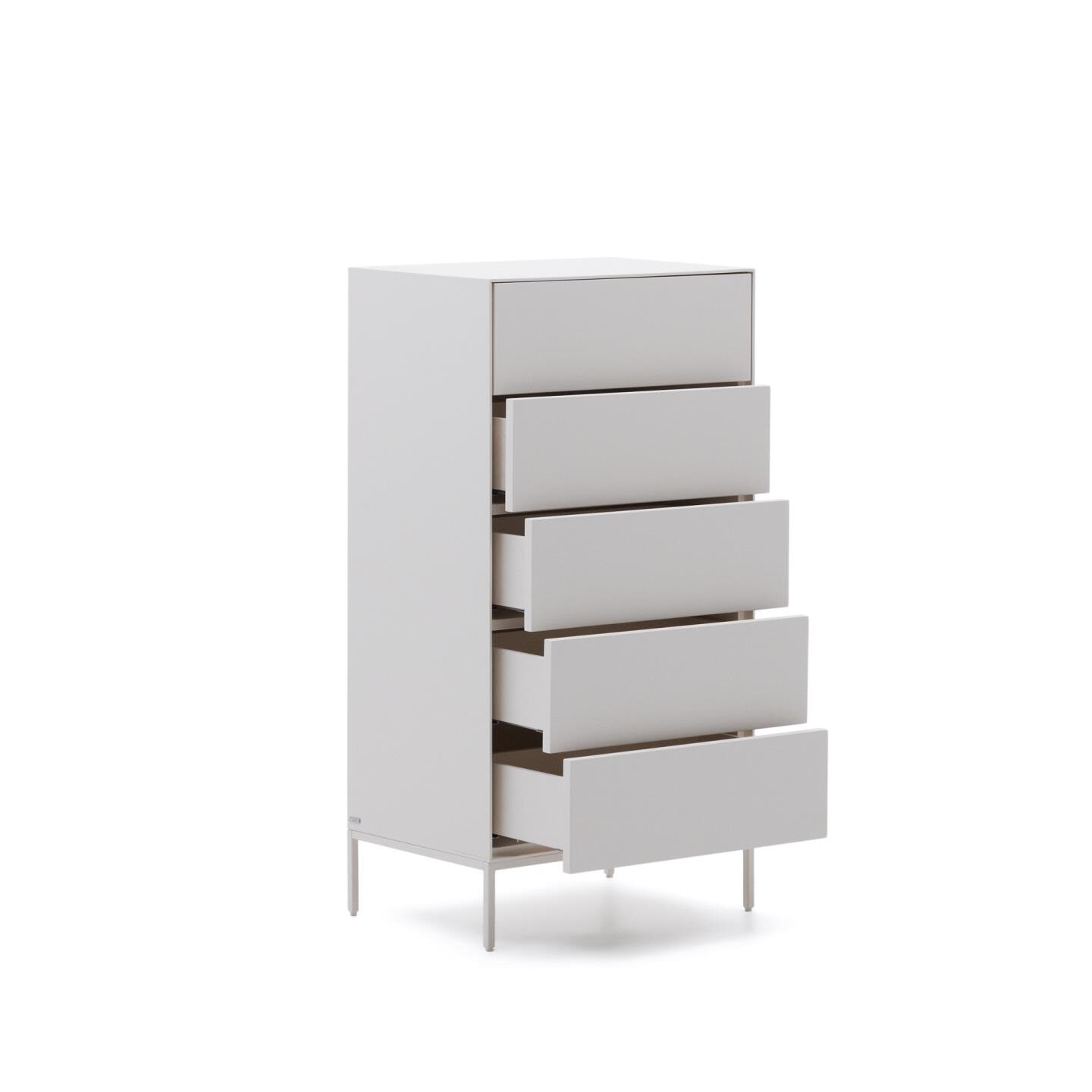 Kave Home Ladekast 'Vedrana' 114 x 60cm, kleur Wit