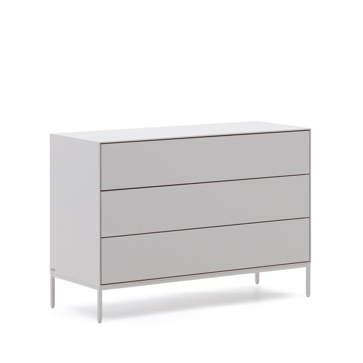 Kave Home Ladekast 'Vedrana' 75 x 110cm, kleur Wit