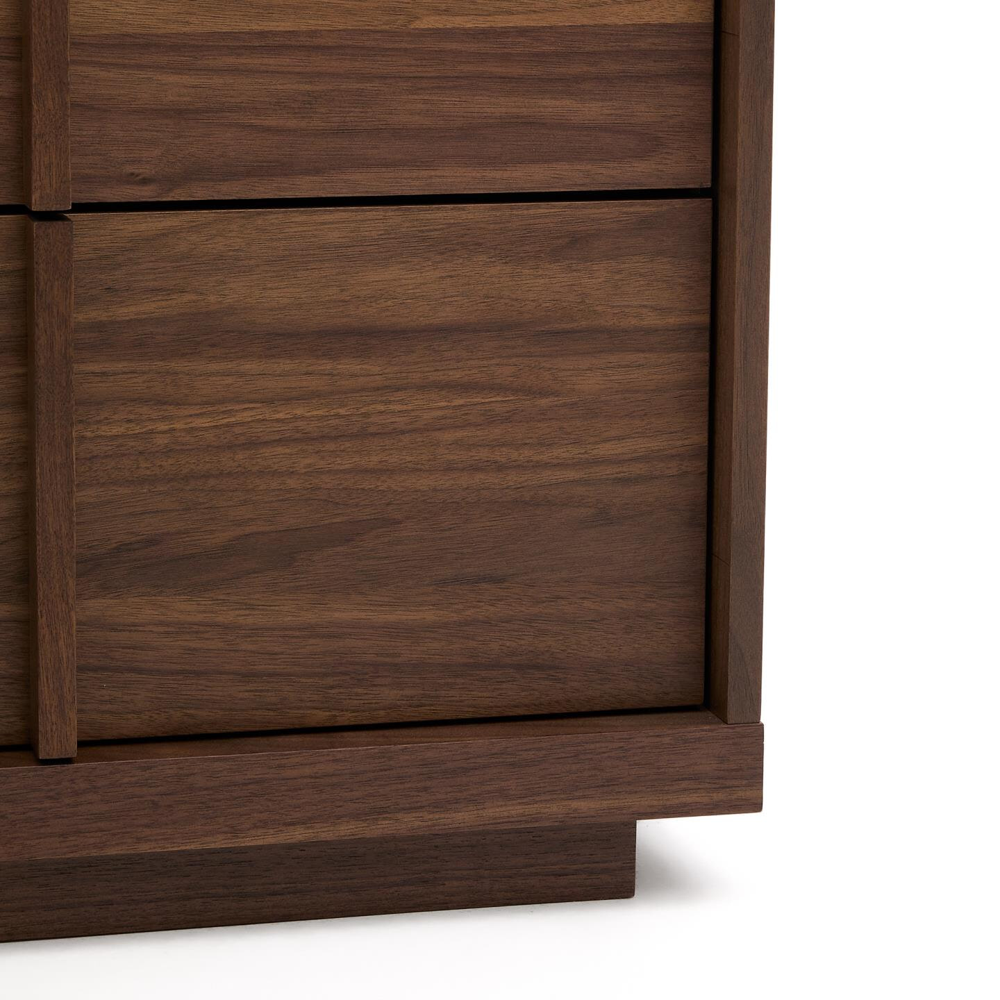 Kave Home Ladekast Onix Notenfineer, 78 x 100cm - Japandi