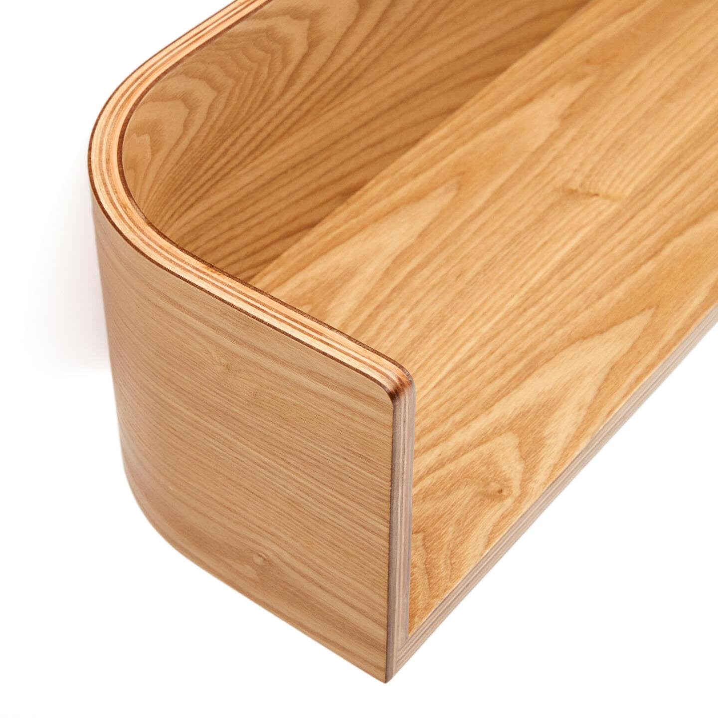 Kave Home Wandplank 'Octavia' Essenhout, 120cm