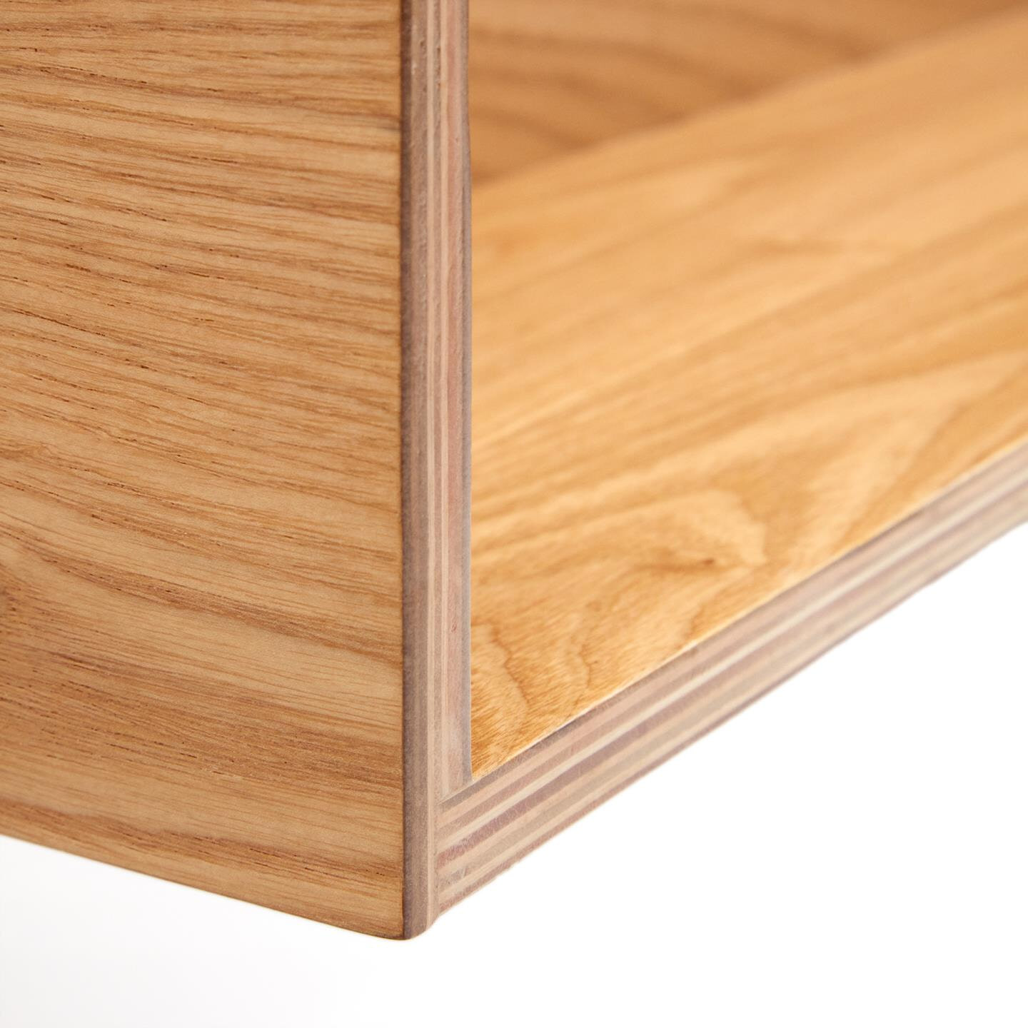 Kave Home Wandplank 'Octavia' Essenhout, 120cm