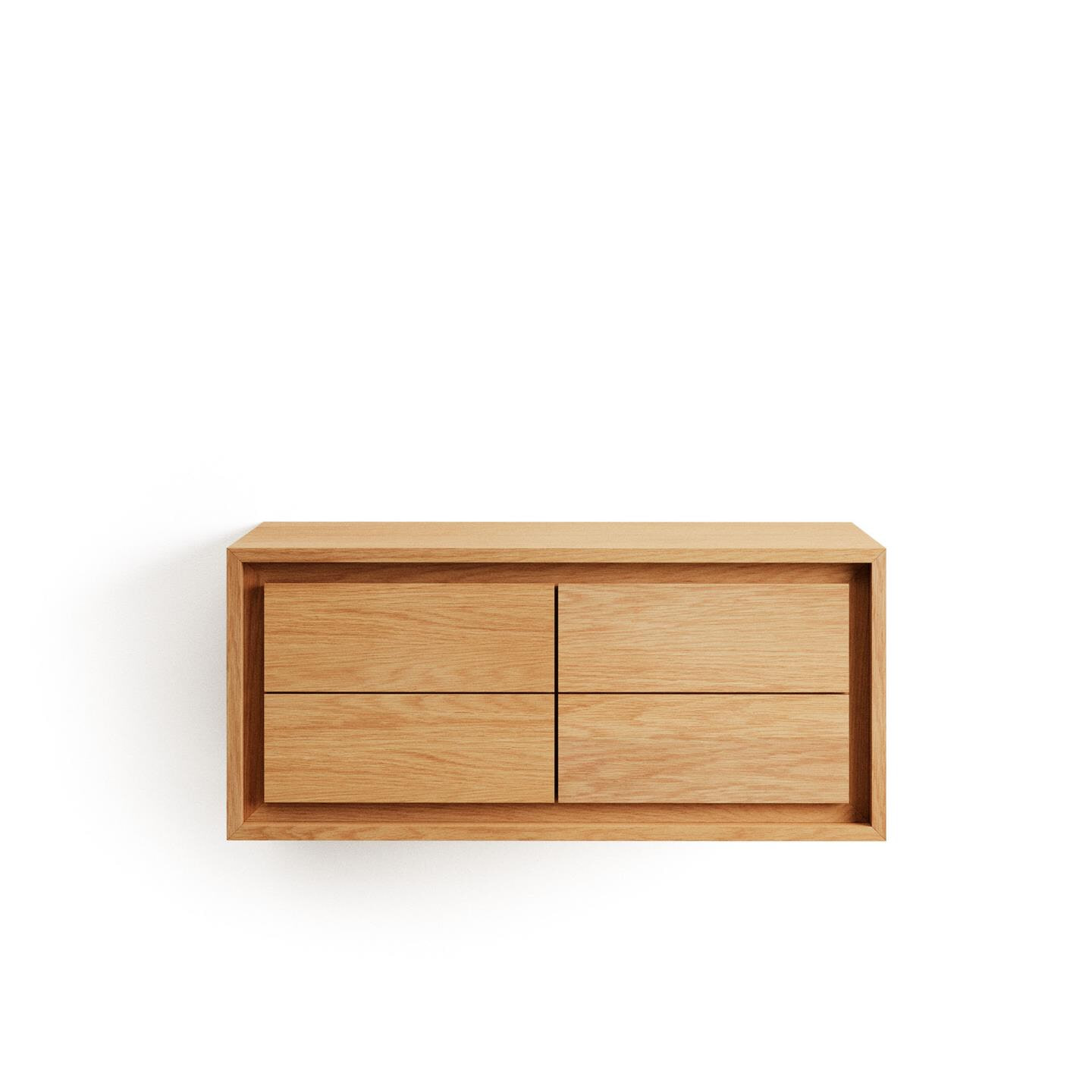 Kave Home Badkamermeubel 'Kenta' Teakhout, kleur Naturel, 90cm (excl. waskom)