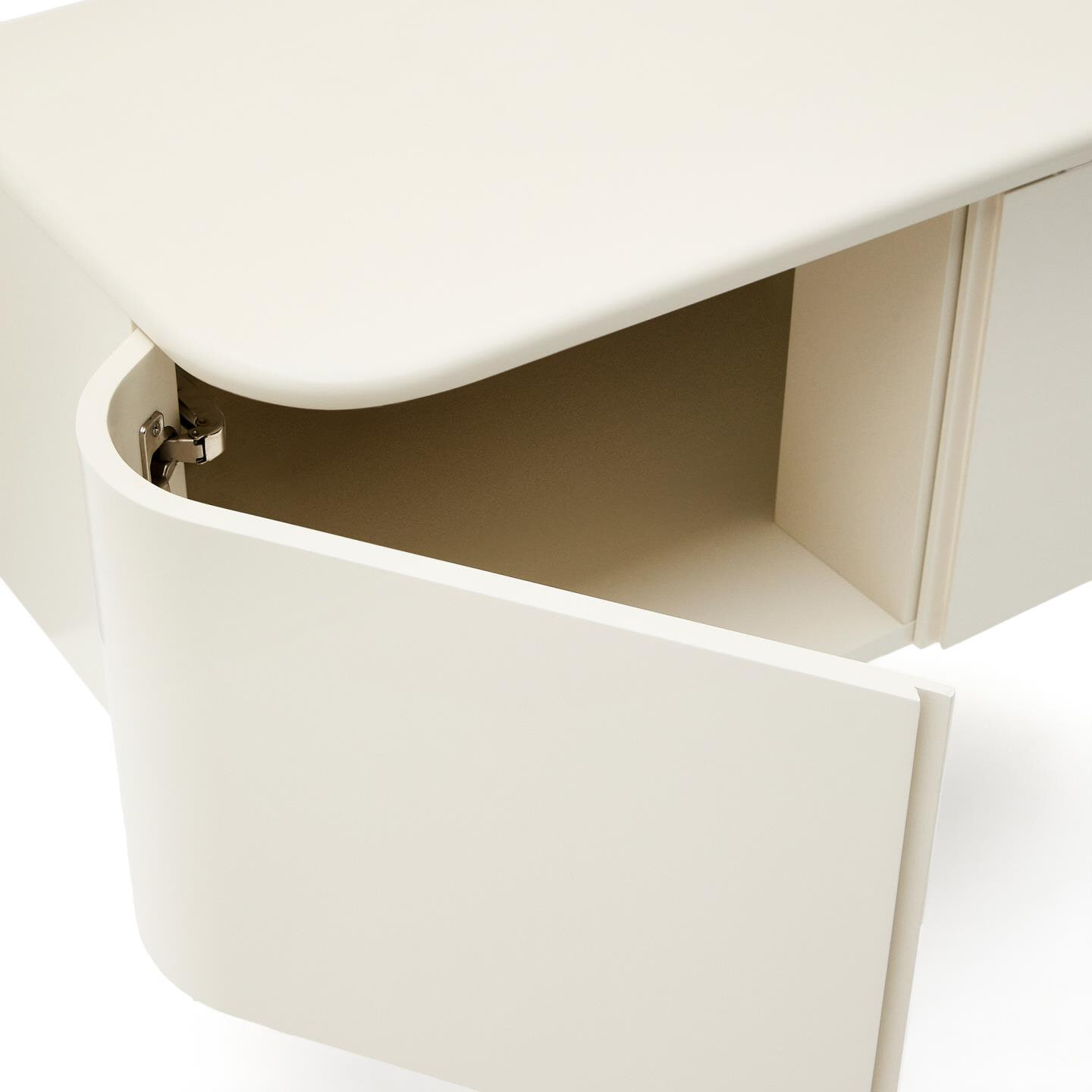 Kave Home Badkamermeubel 'Salaya' 90 x 45cm, kleur Beige (excl. waskom)