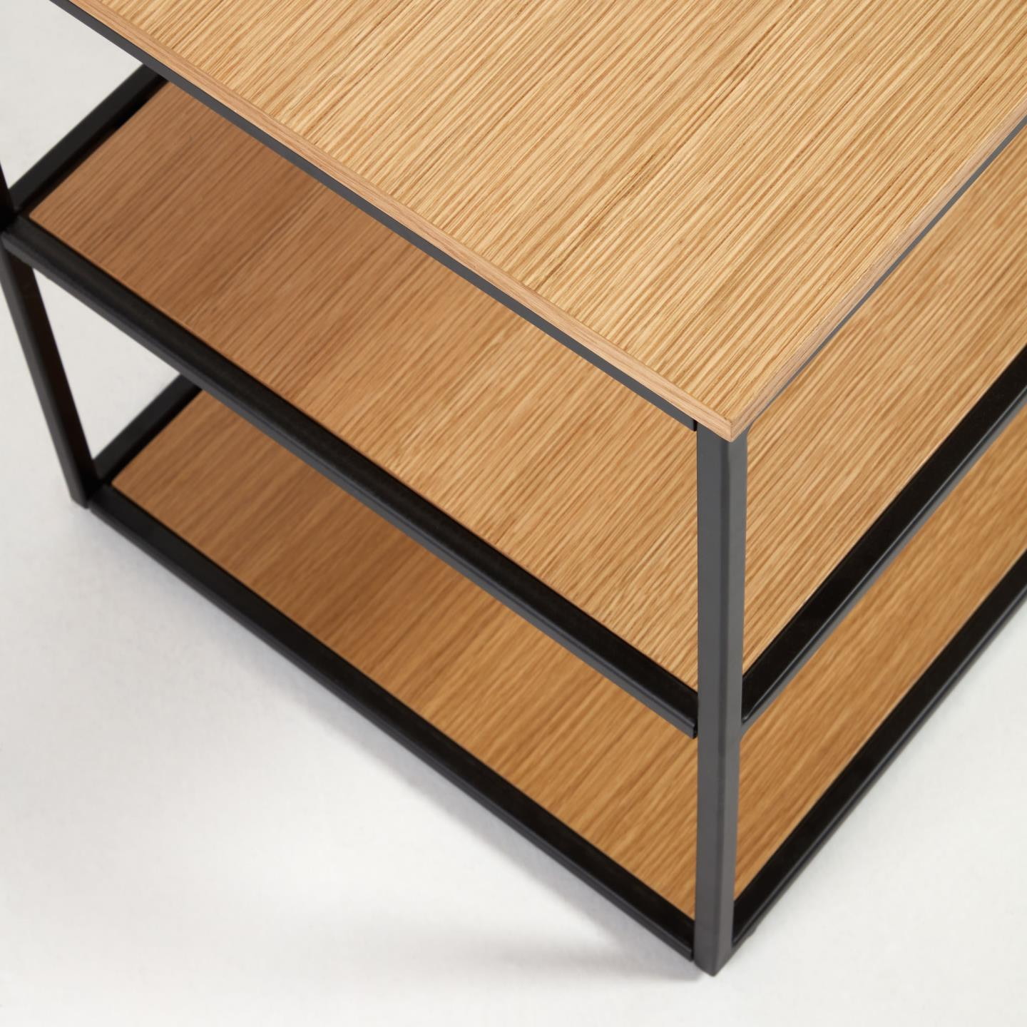 Kave Home TV-meubel 'Yoana' Eikenhout, 160cm, kleur Zwart