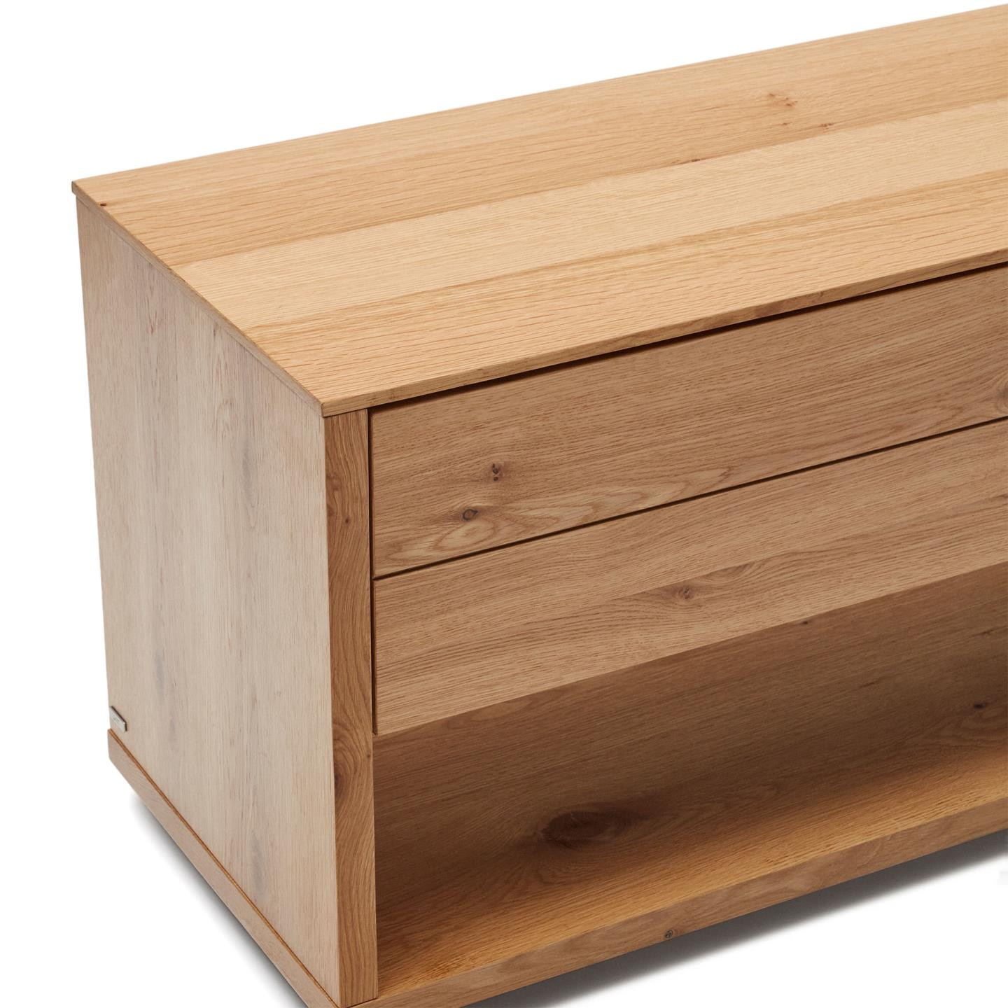 Kave Home TV-meubel 'Alguema' Eiken, 200cm