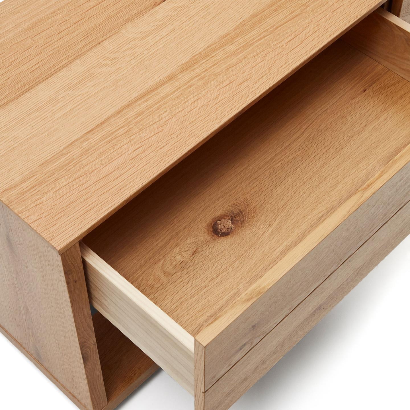 Kave Home TV-meubel 'Alguema' Eiken, 200cm