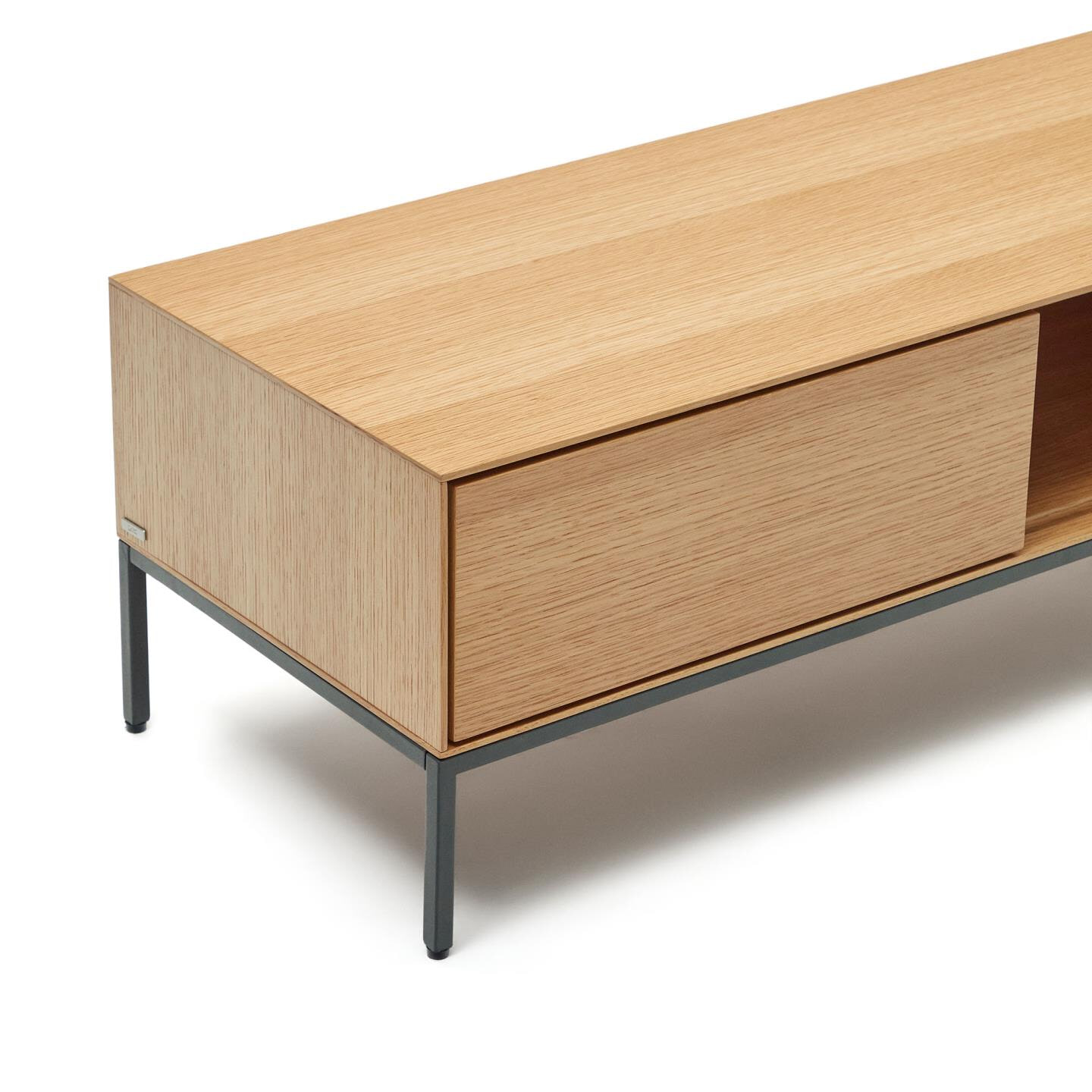 Kave Home TV-meubel 'Vedrana' Laag, Eiken, 195cm