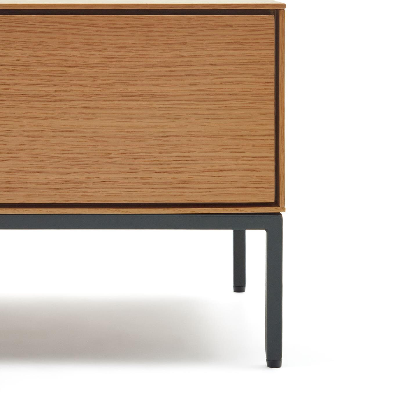 Kave Home TV-meubel 'Vedrana' Laag, Eiken, 195cm