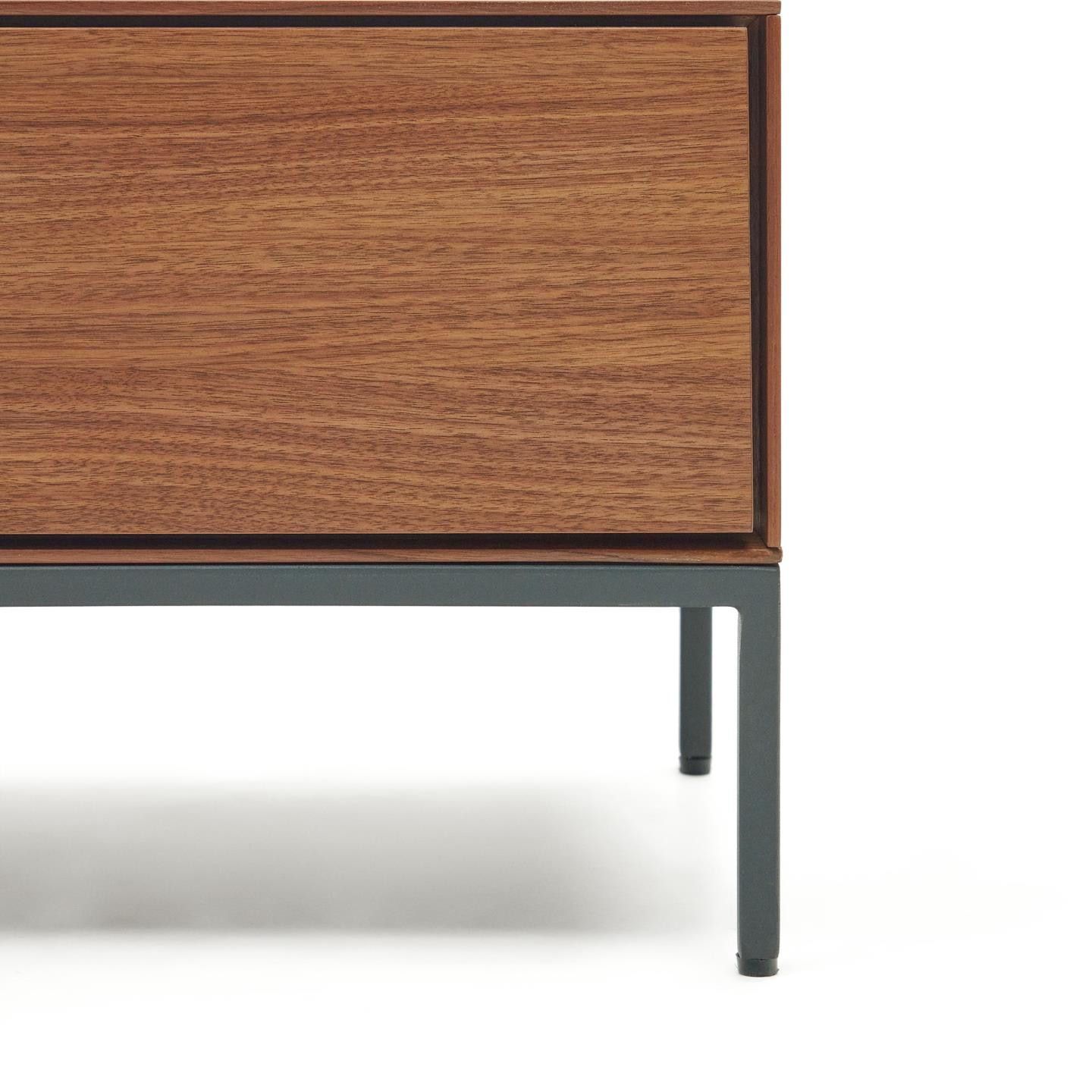 Kave Home TV-meubel 'Vedrana' Laag, Walnoot, 195cm