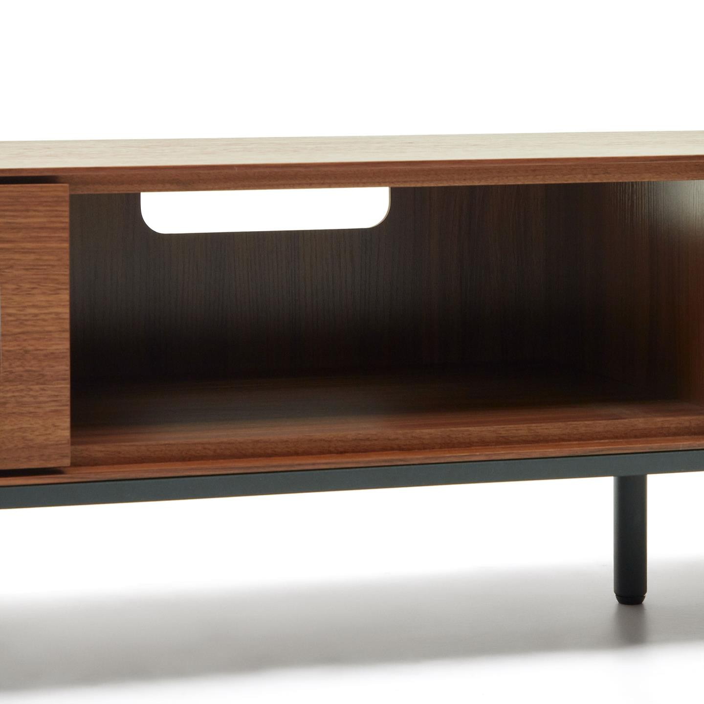 Kave Home TV-meubel 'Vedrana' Laag, Walnoot, 195cm