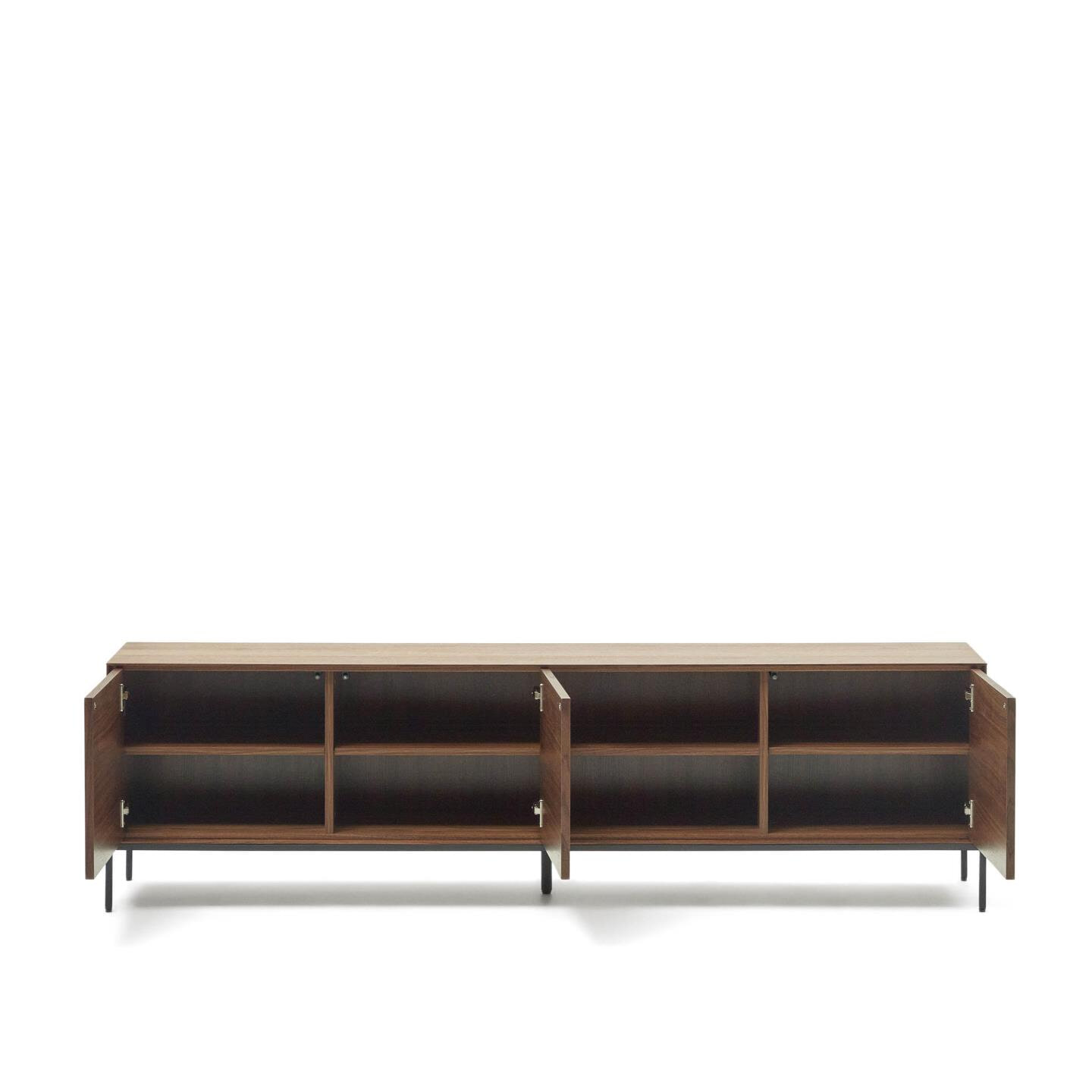 Kave Home TV-meubel 'Vedrana' Walnoot, 195cm