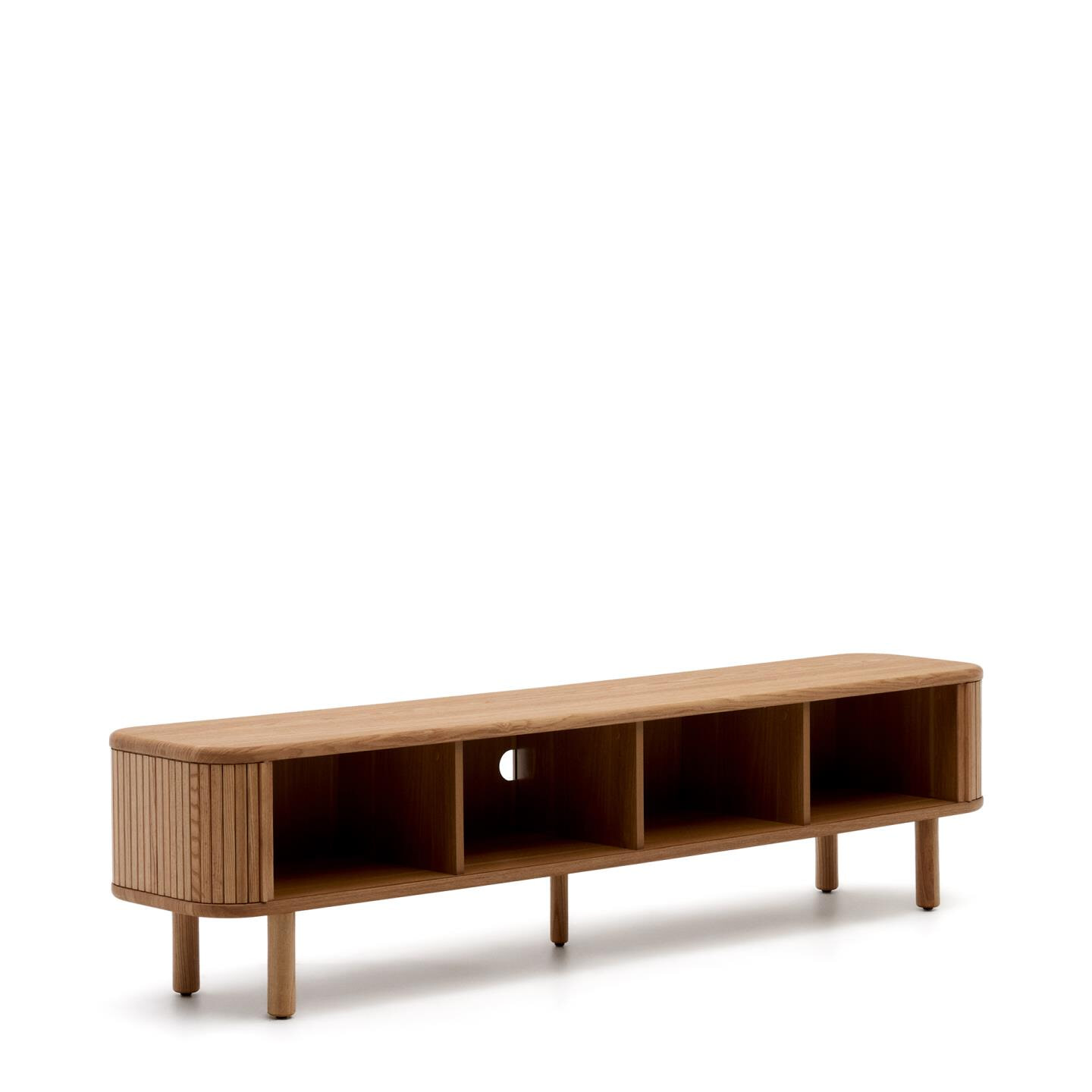 Kave Home TV-meubel 'Mailen' Essenhout, 200cm, kleur Naturel