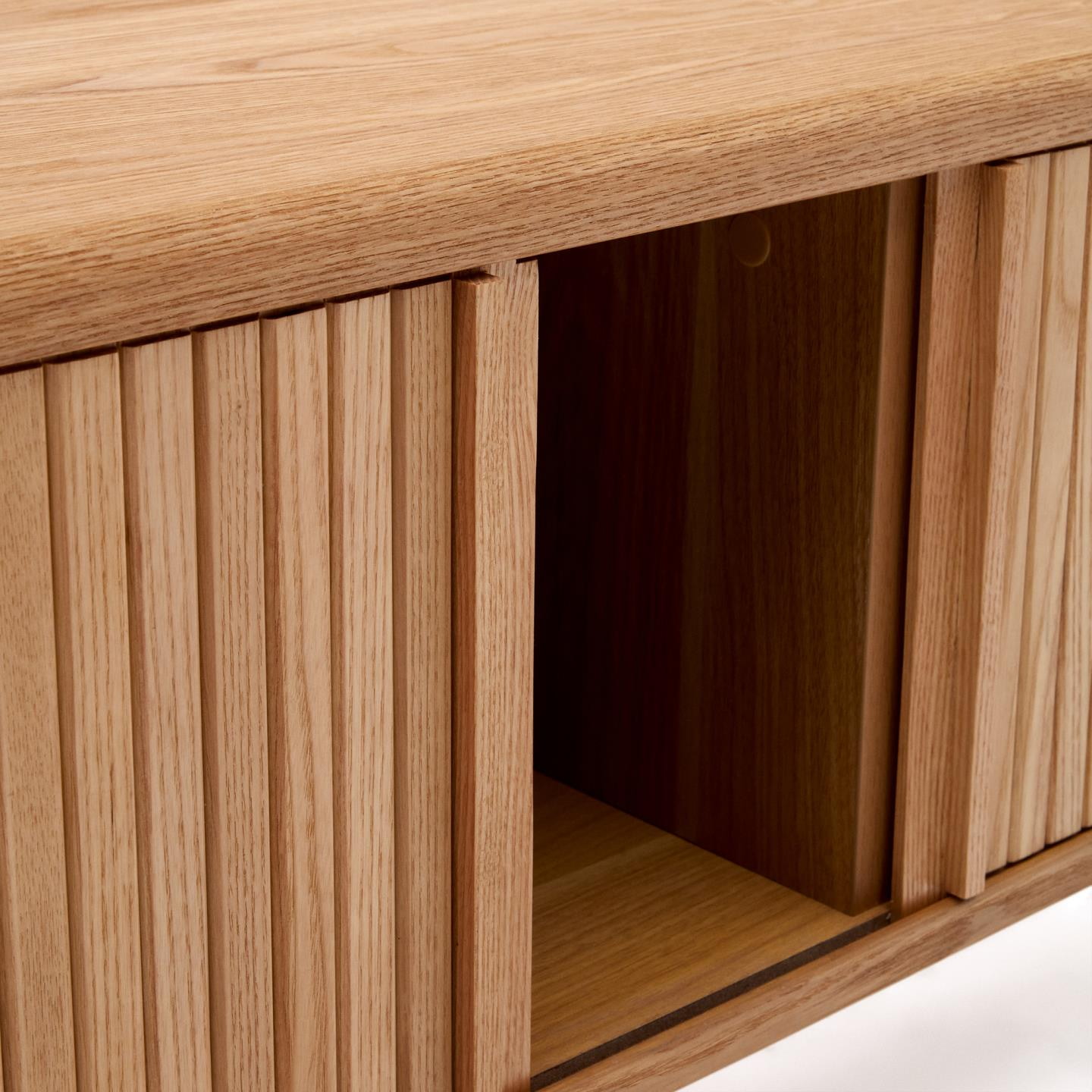 Kave Home TV-meubel 'Mailen' Essenhout, 120cm, kleur Naturel, foto 6