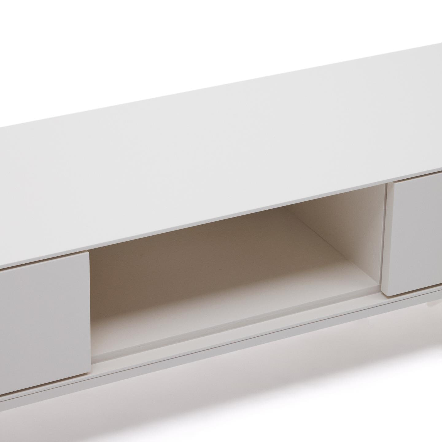 Kave Home TV-meubel 'Vedrana' 195 x 40cm, kleur Wit