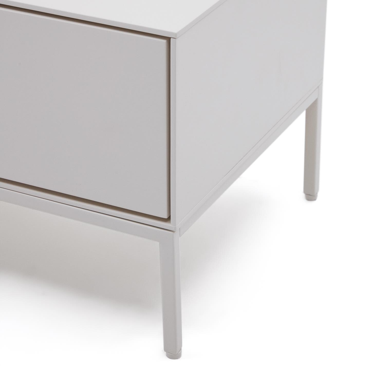 Kave Home TV-meubel 'Vedrana' 195 x 40cm, kleur Wit