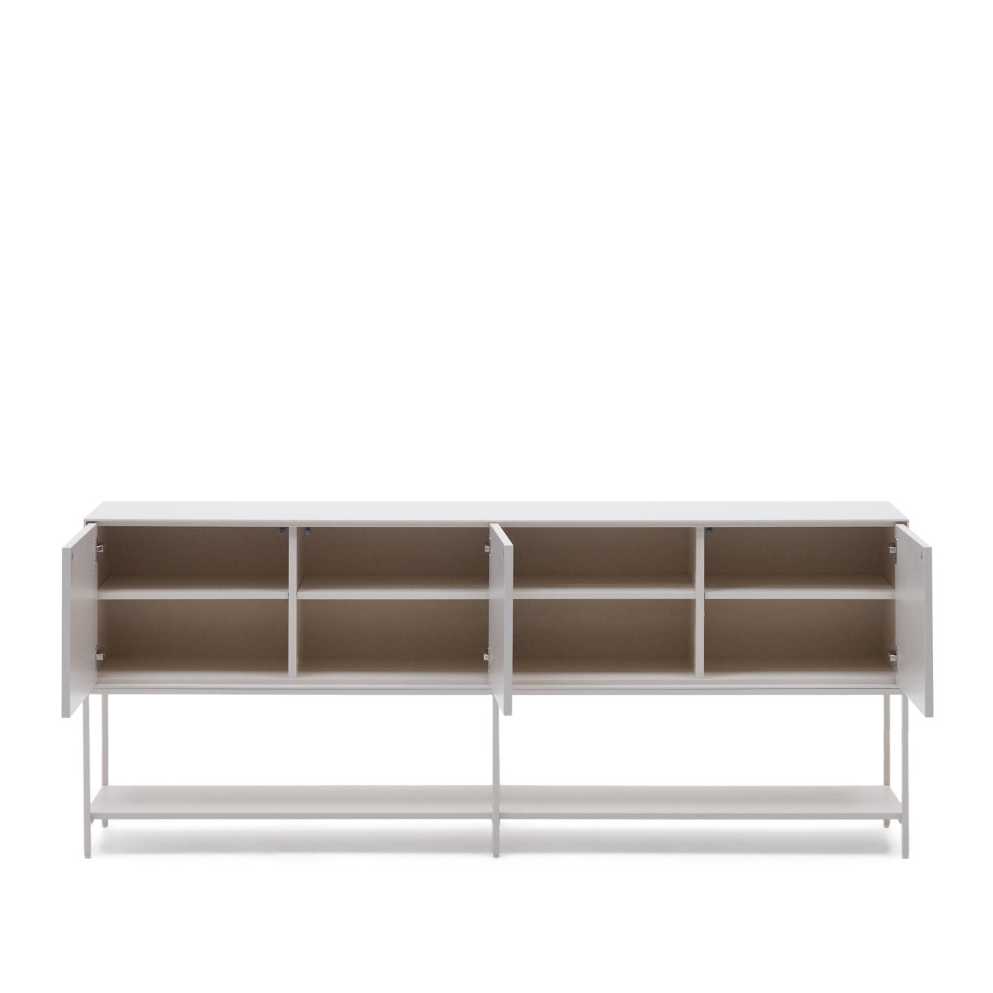 Kave Home Dressoir 'Vedrana' 195cm, kleur Wit