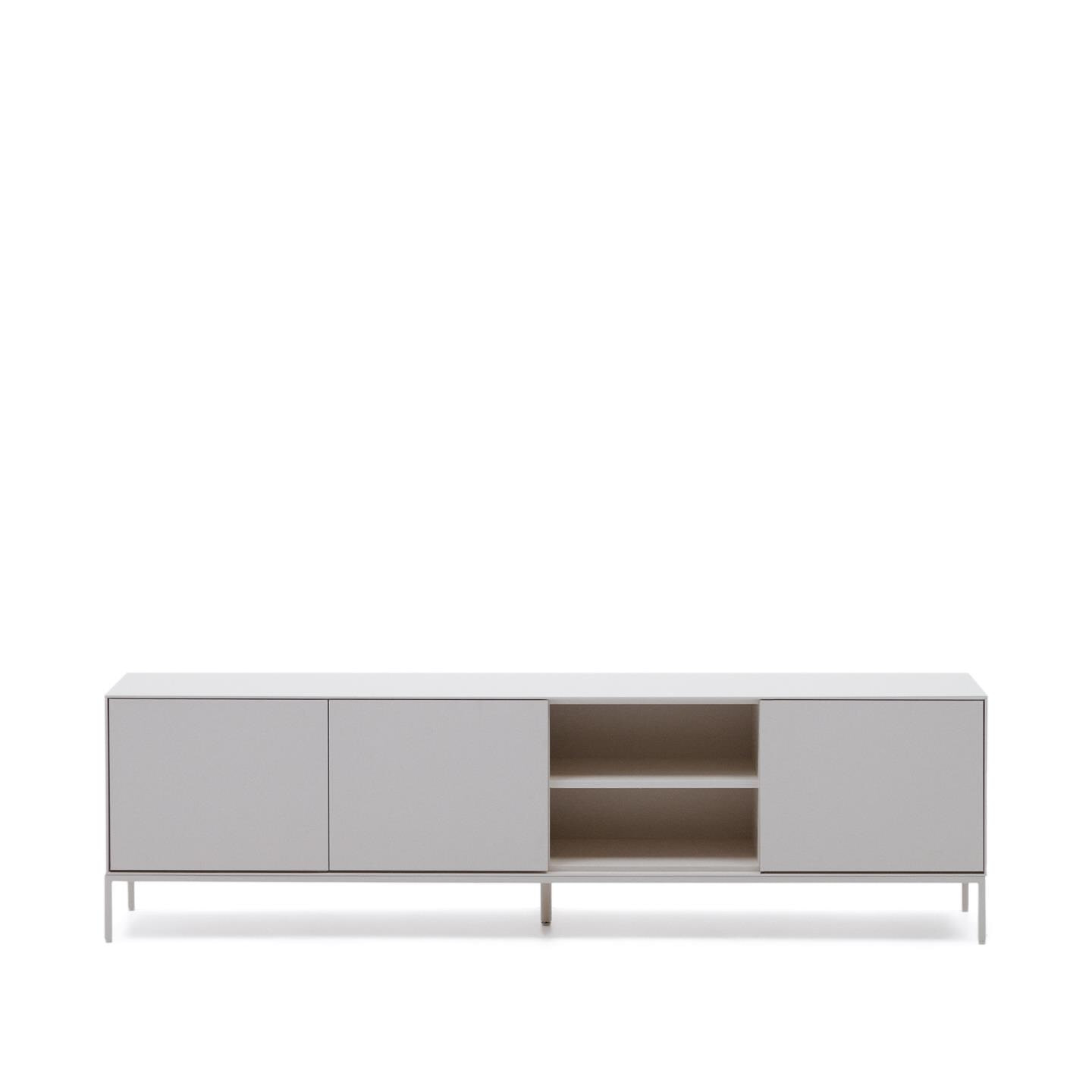 Kave Home TV-meubel Vedrana 195 x 55cm - Wit