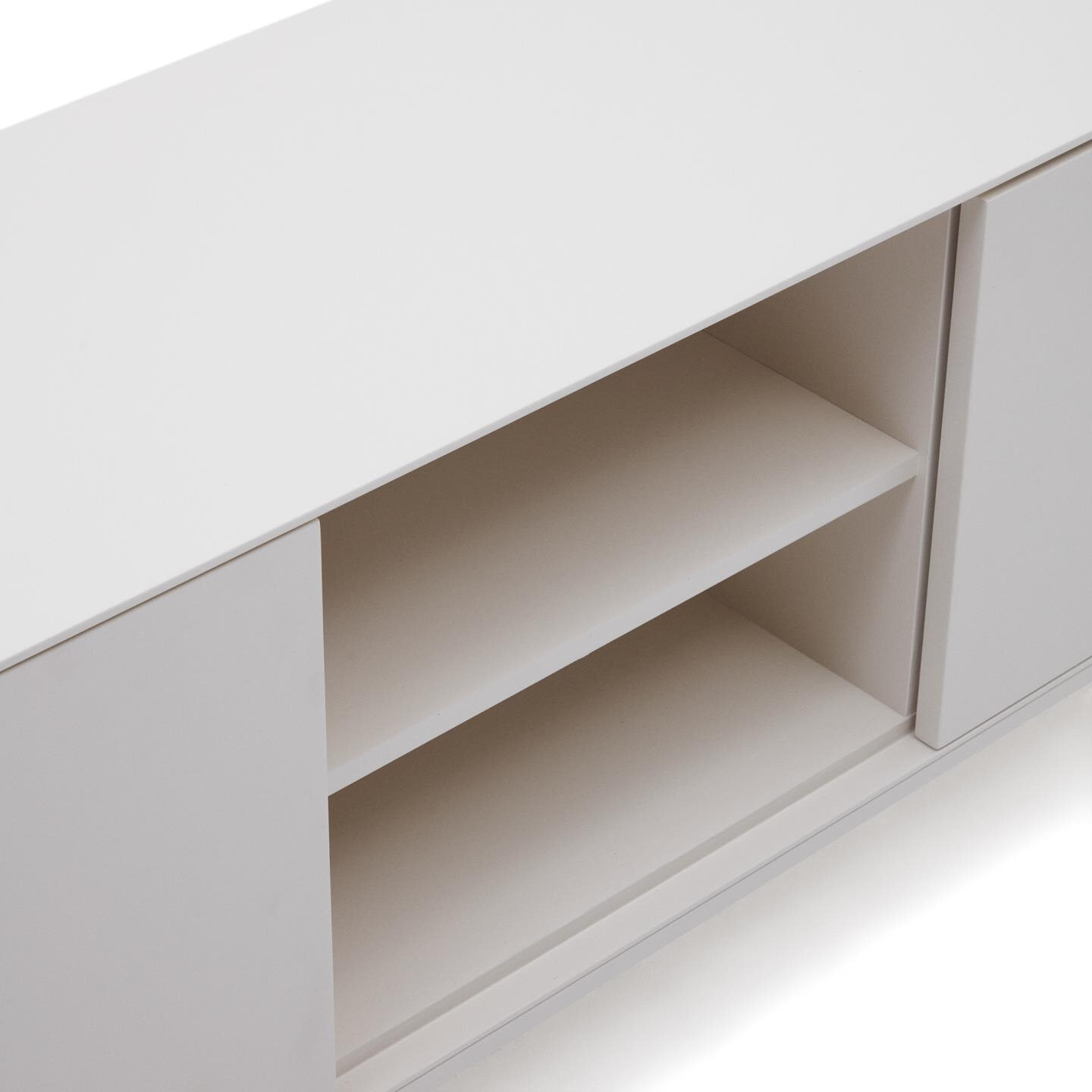 Kave Home TV-meubel 'Vedrana' 195 x 55cm, kleur Wit