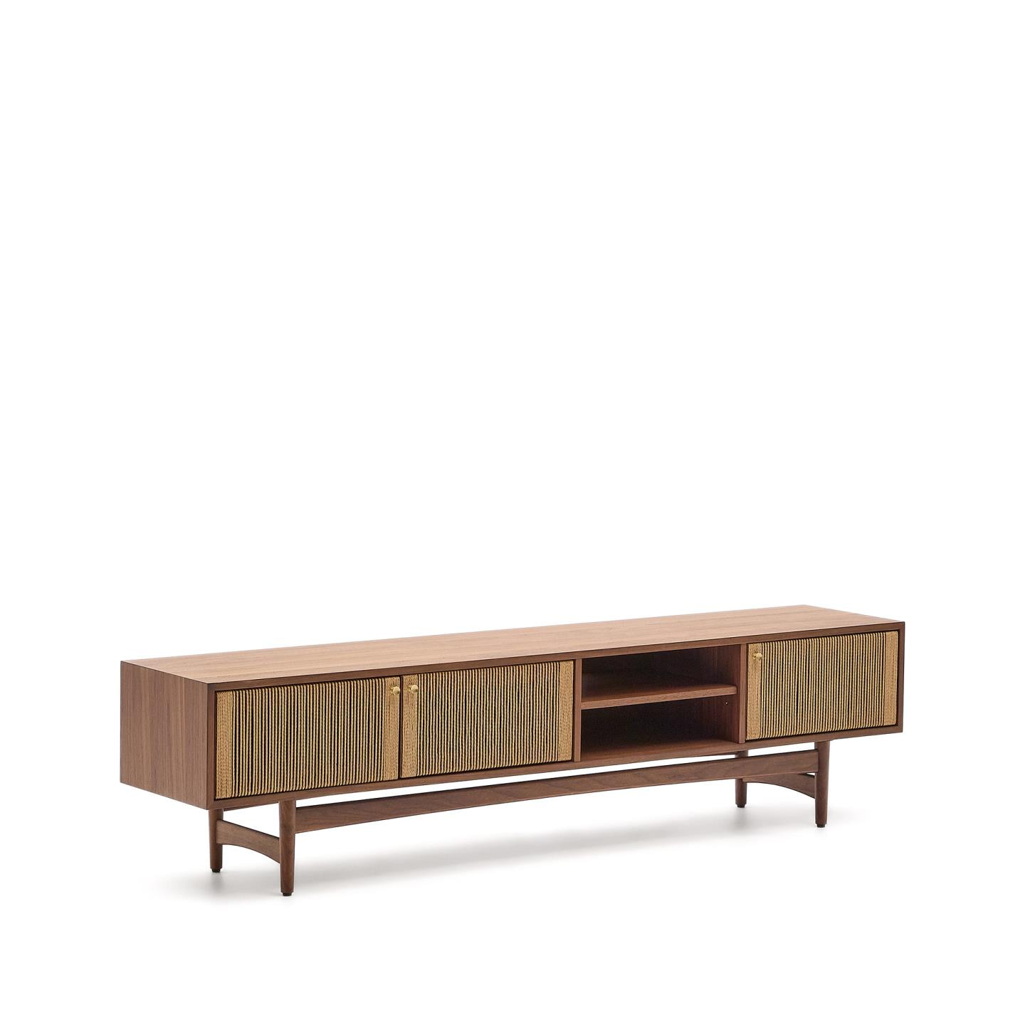 Kave Home TV-meubel 'Elan' Notenhout, 200cm