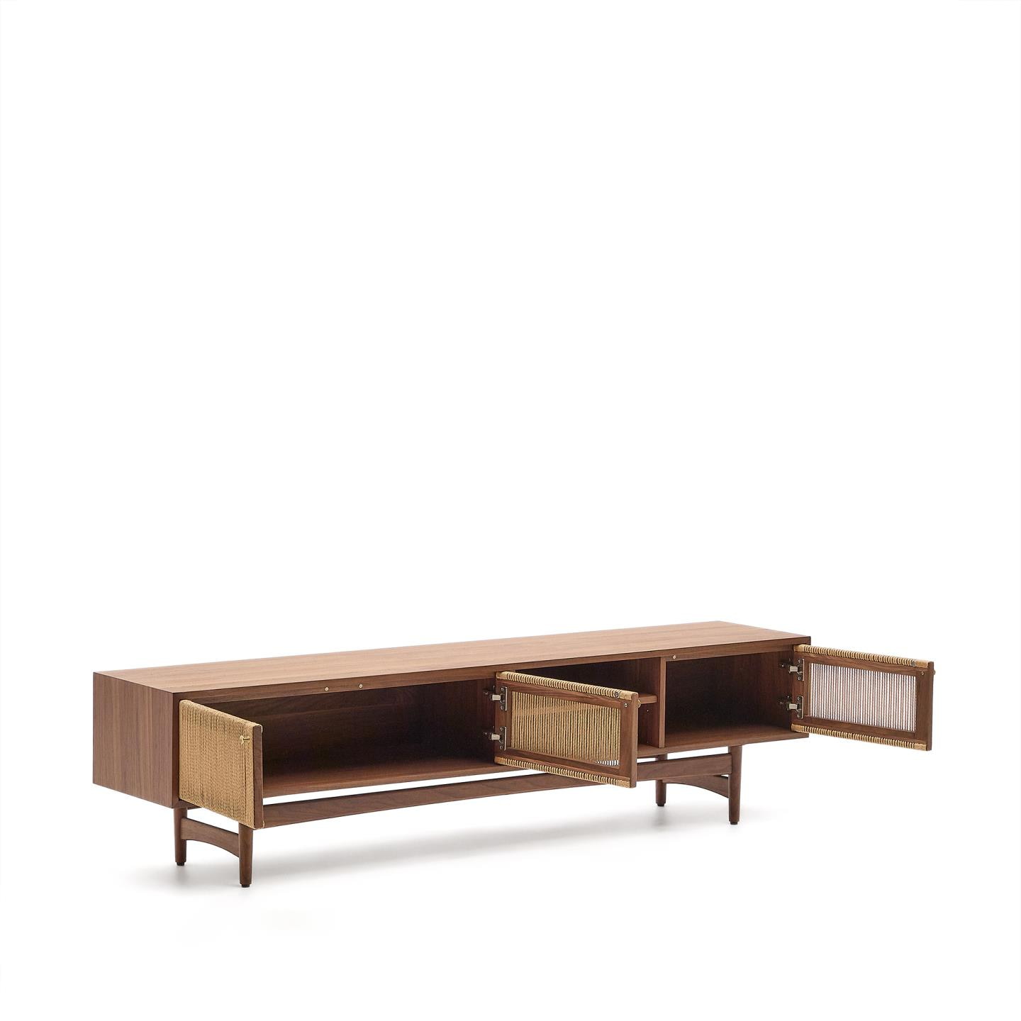 Kave Home TV-meubel 'Elan' Notenhout, 200cm