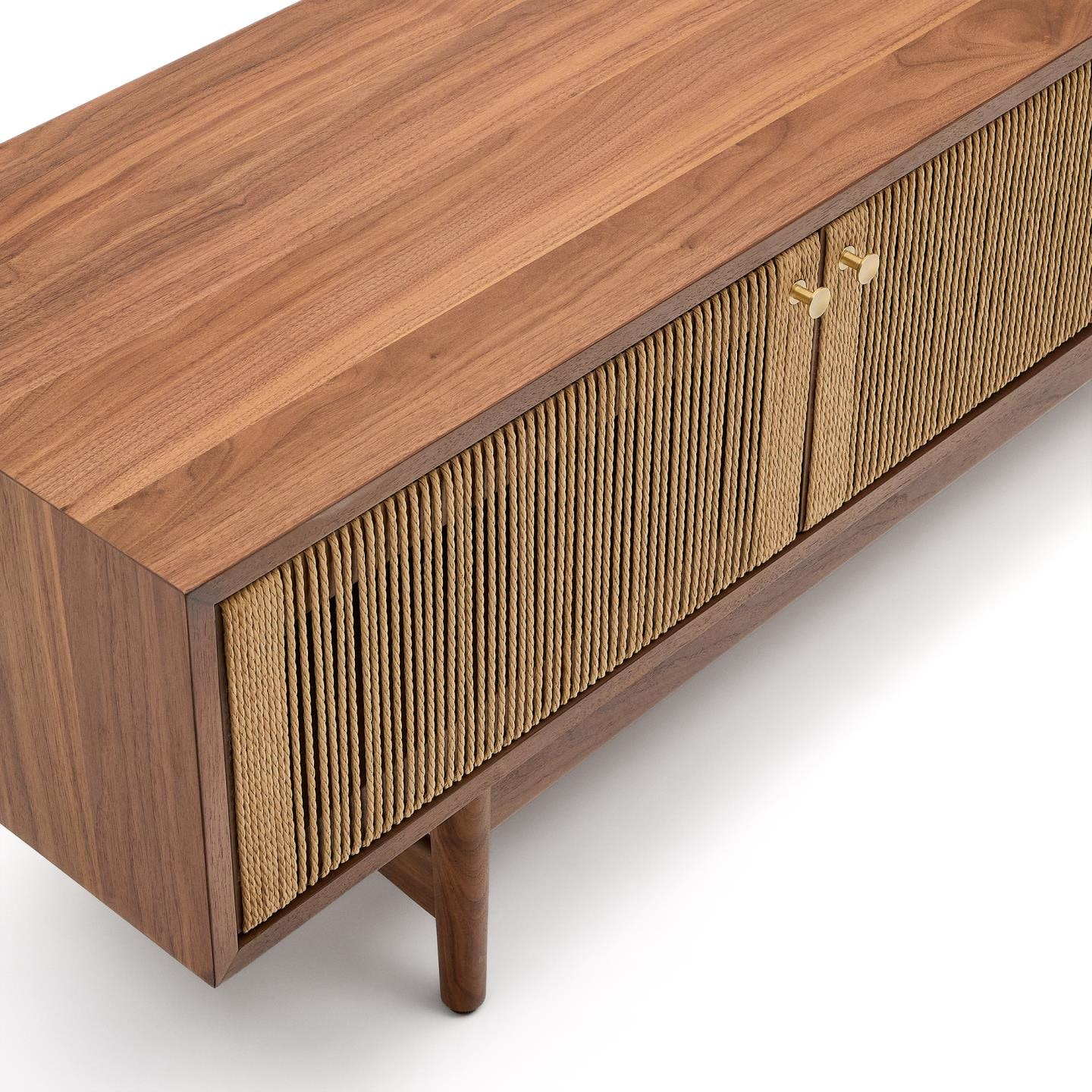 Kave Home TV-meubel 'Elan' Notenhout, 200cm